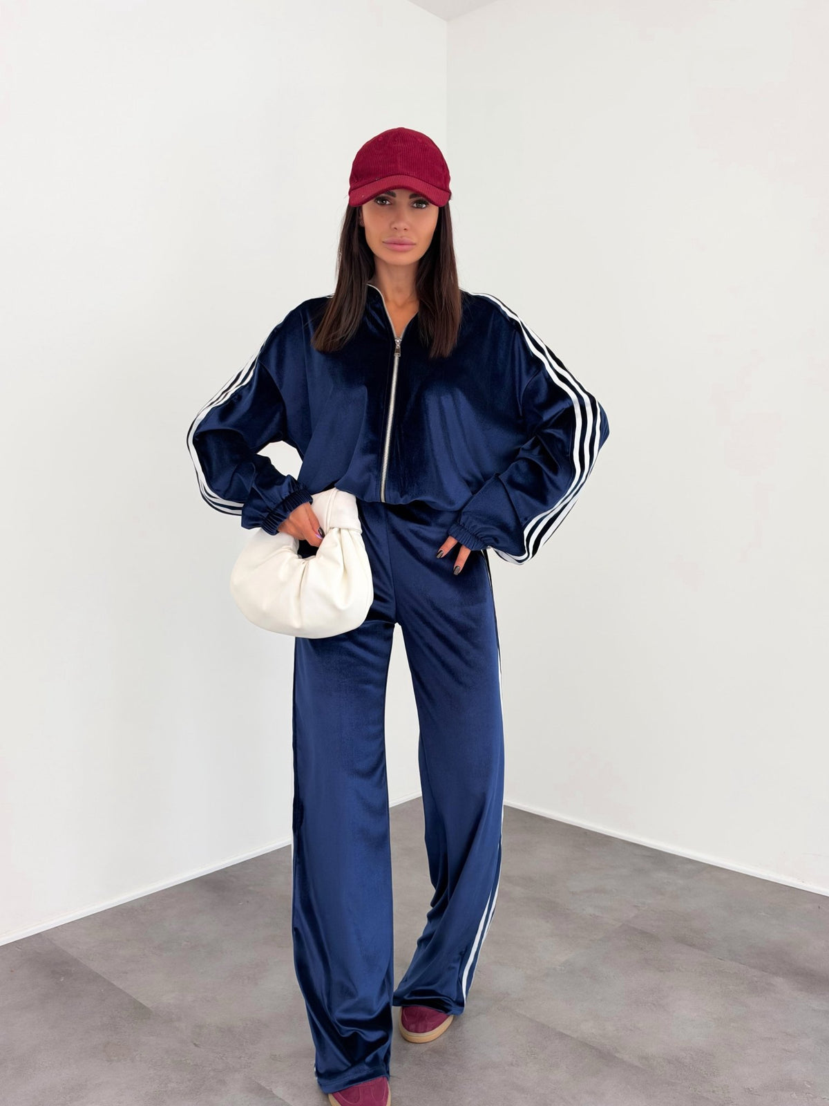 Coordinato Tuta Glossy - Blu - SAINTH