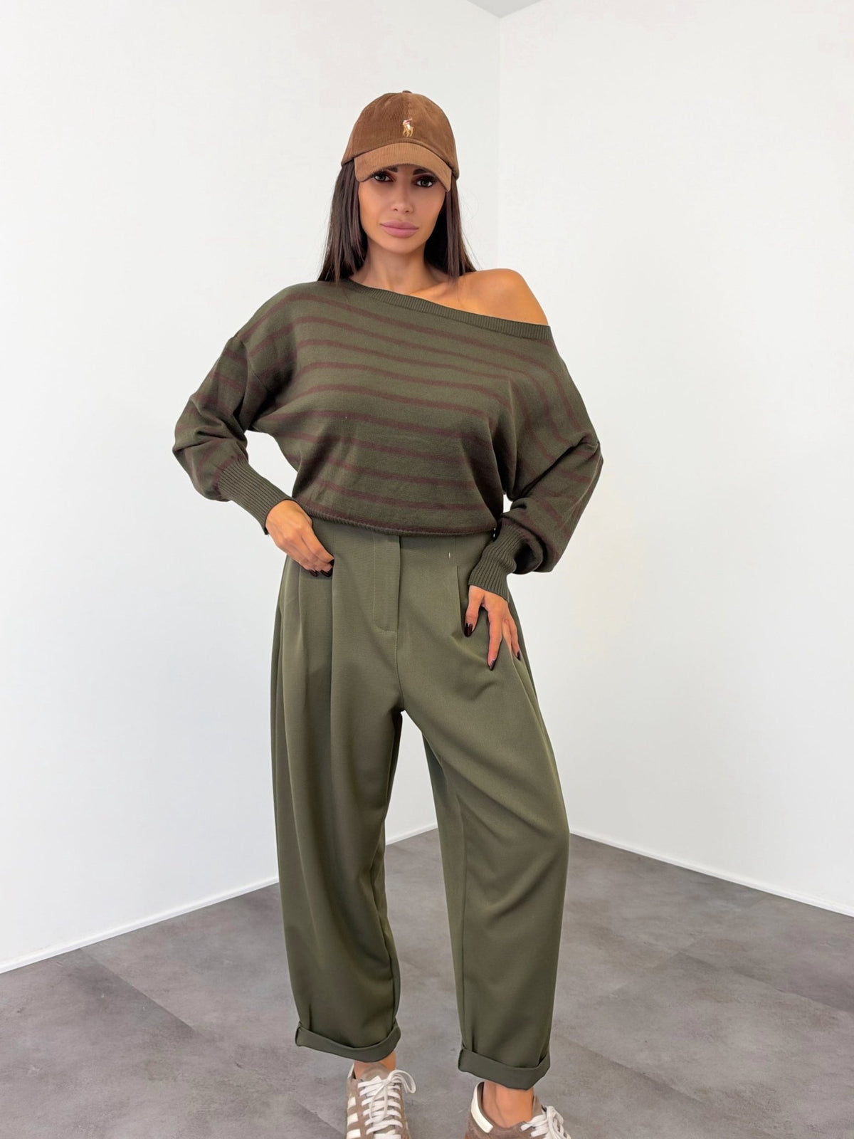 Pantalone Oval - Army Green - SAINTH