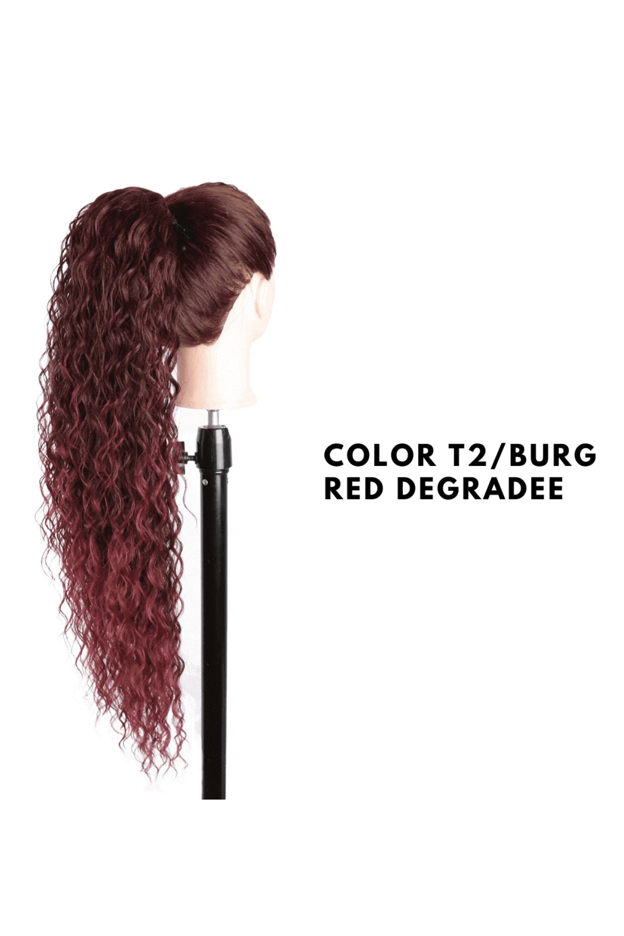 Coda Effetto Riccio - Degradé Rosso - SAINTH