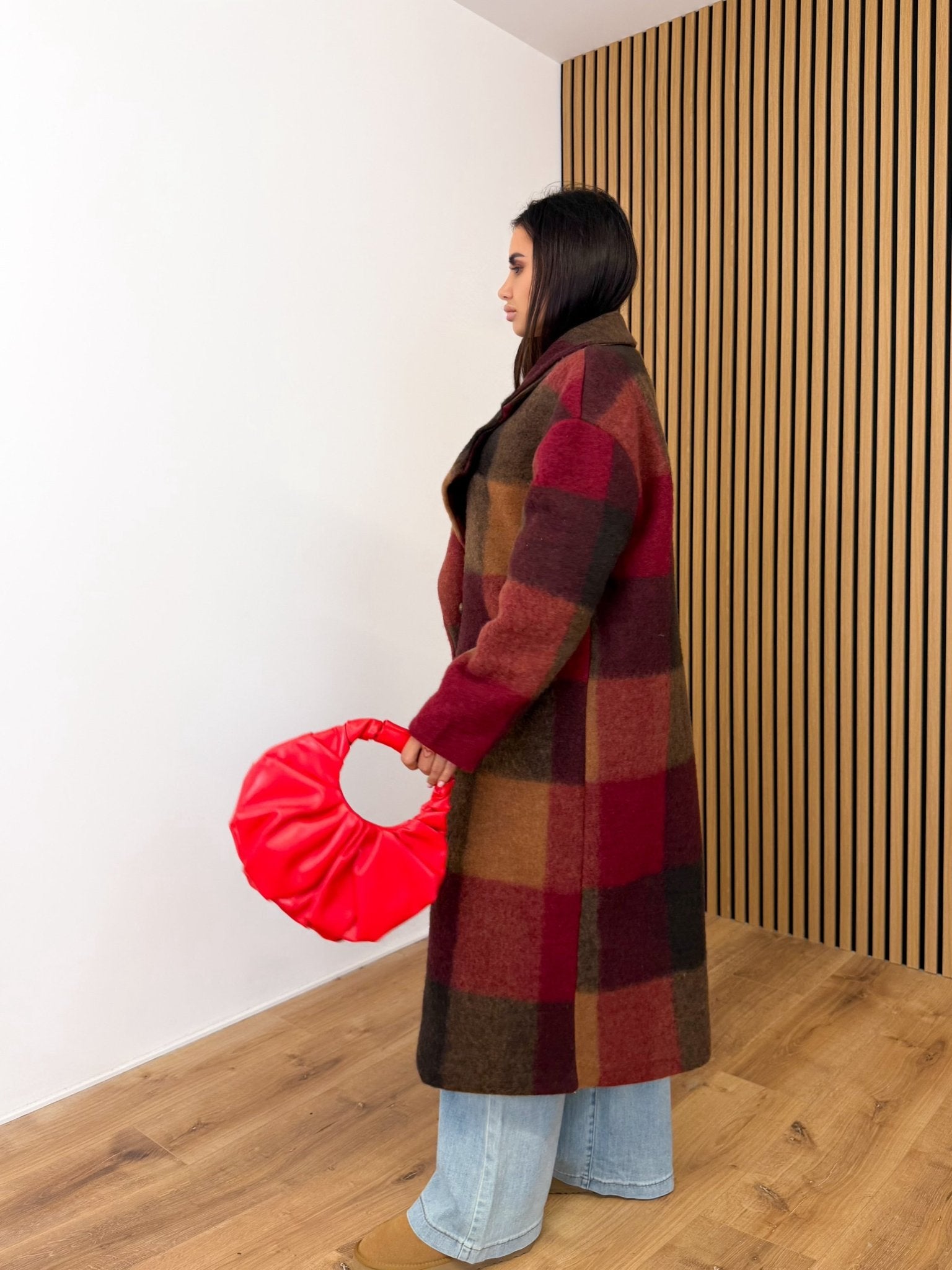 Cappotto Lusso - Bordeaux e Camel - SAINTH