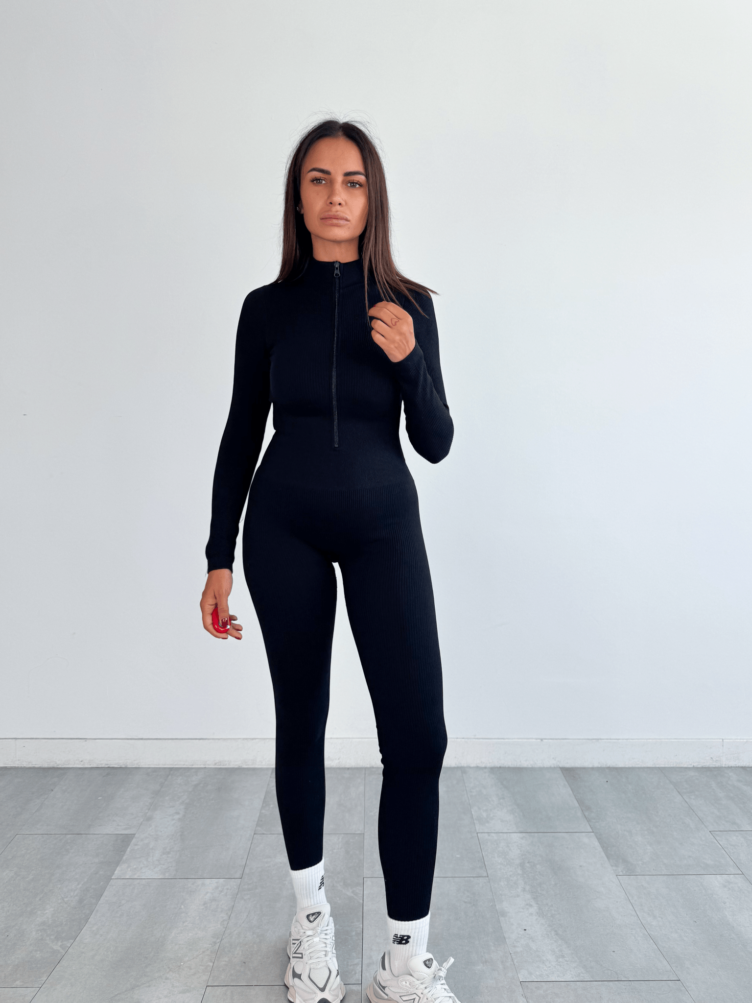 Tuta Contenitiva Zip - Nera - SAINTH