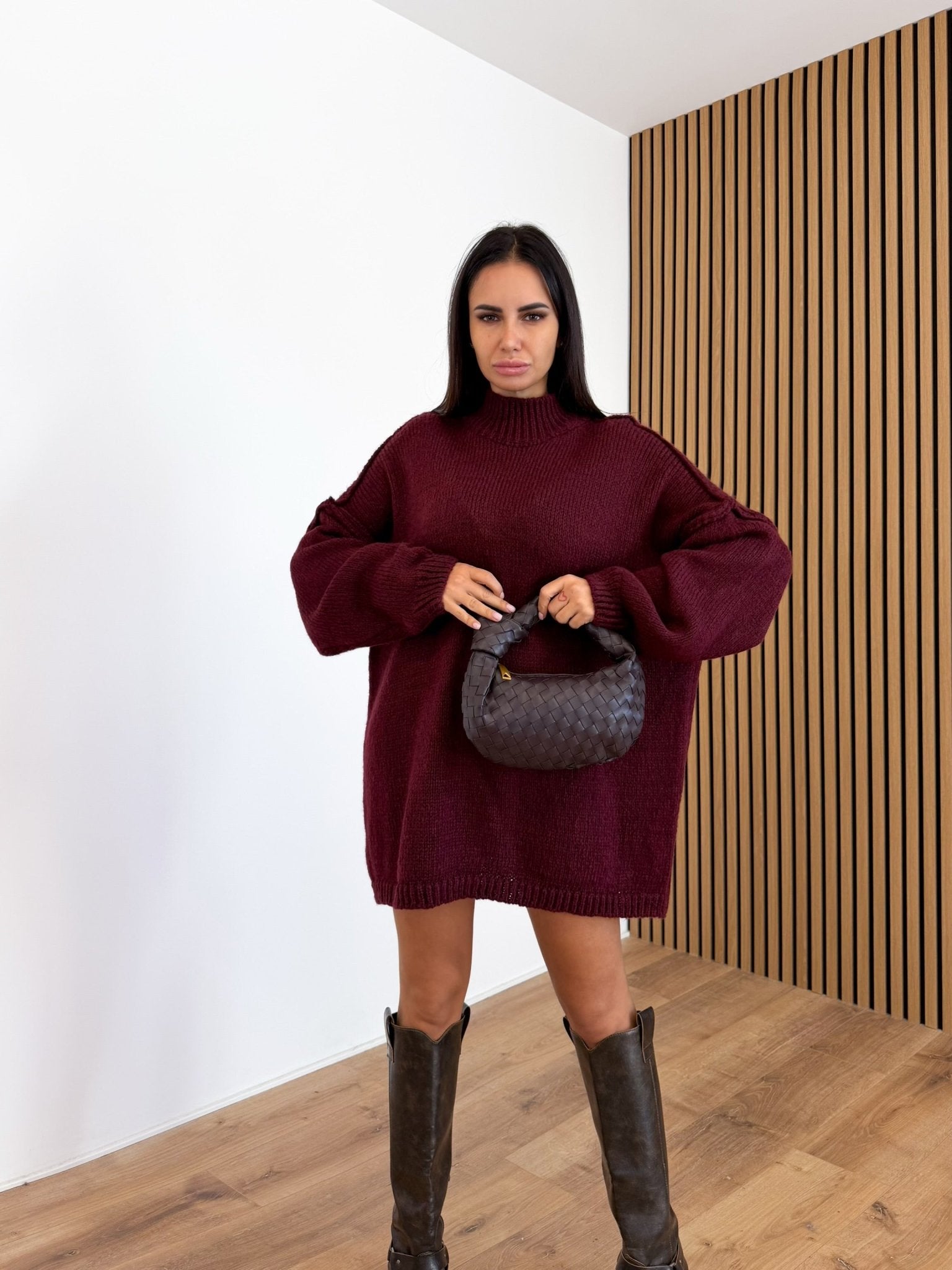 Maxi Pull Ocean - Bordeaux - SAINTH