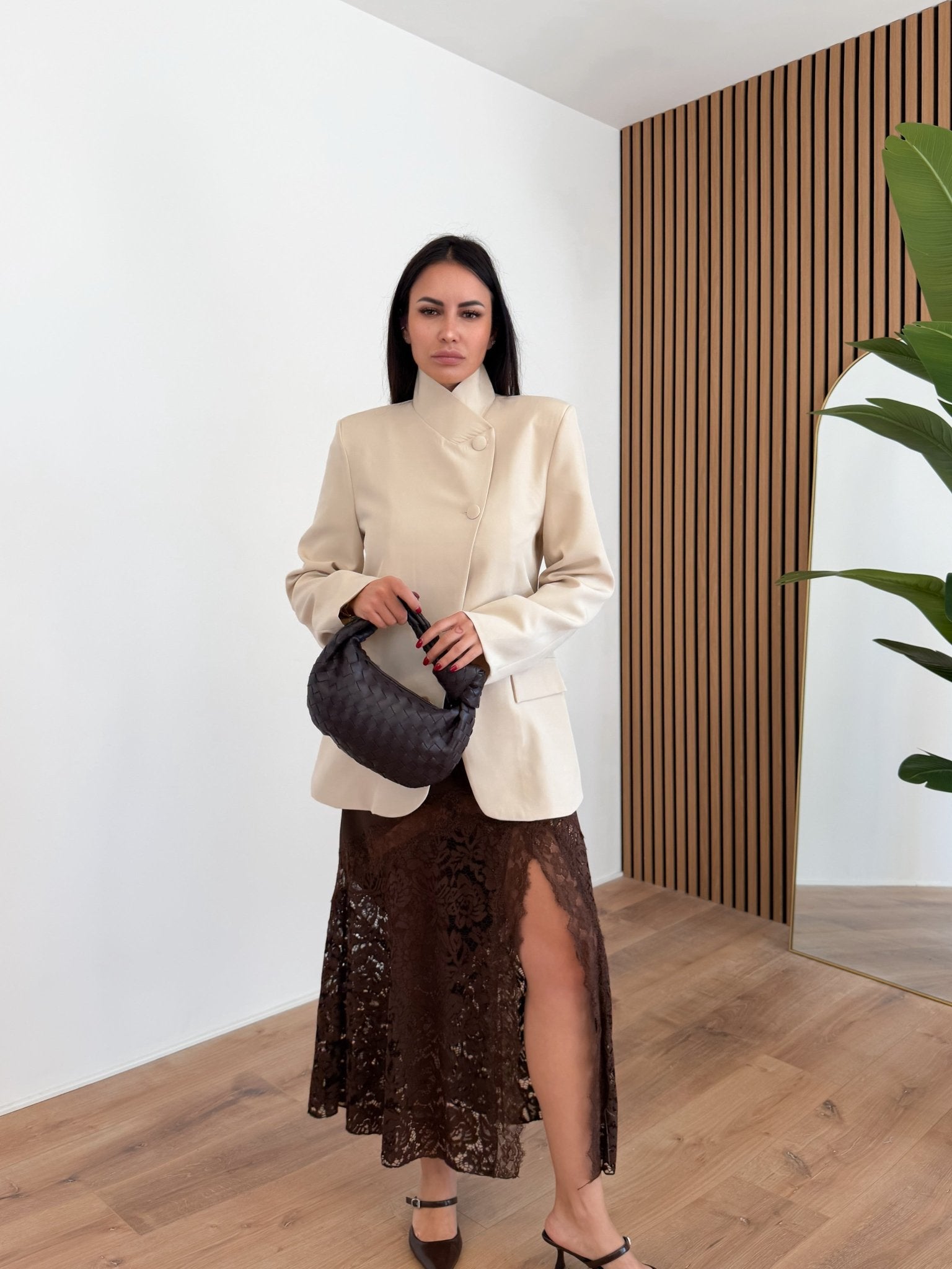 Blazer Neck - Beige - SAINTH