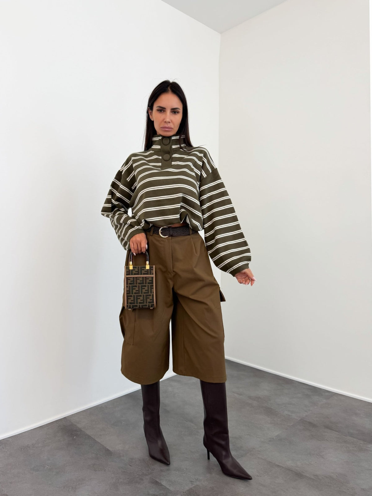 Bermuda Viky - Khaki - SAINTH