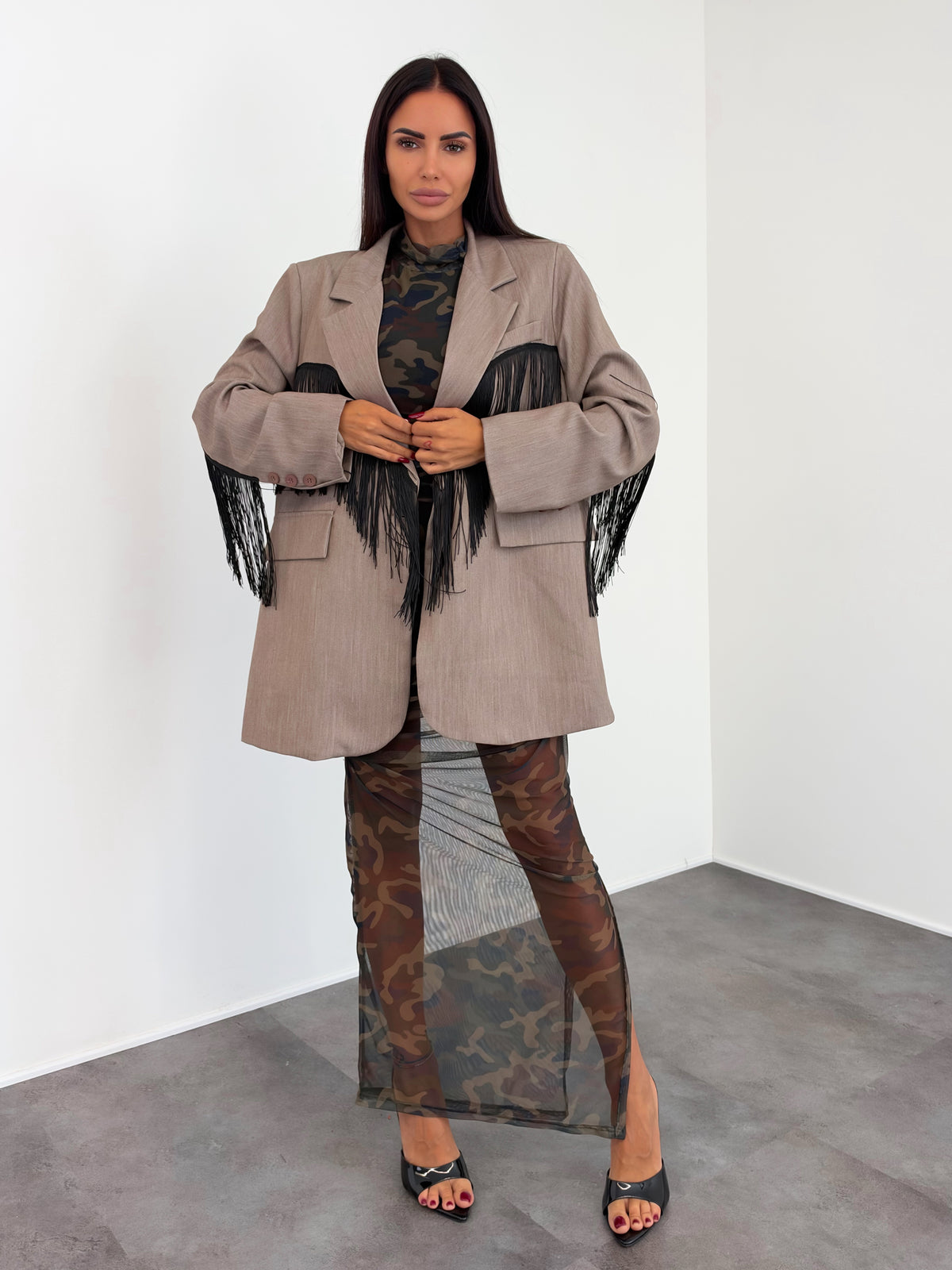 Blazer Filo D'angelo - Beige