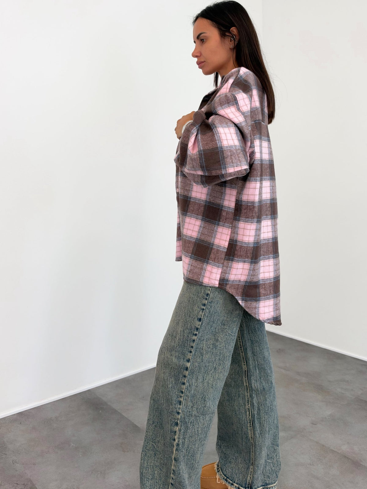 Camicia Factory - Rosa Marrone - SAINTH