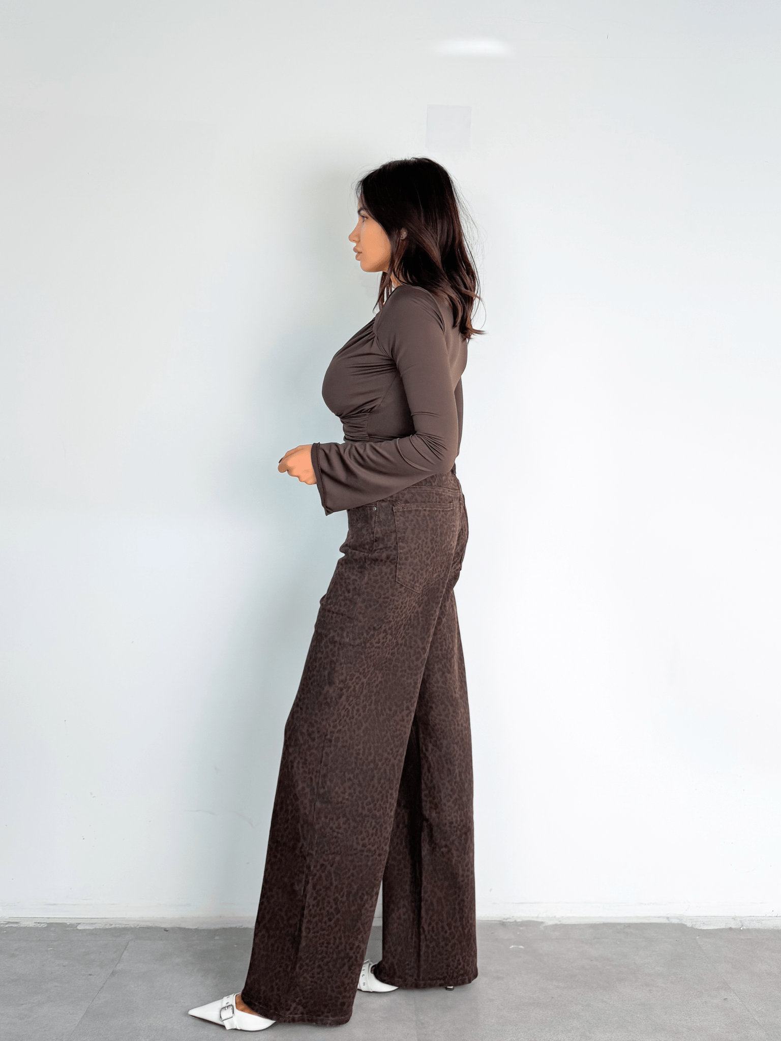 Jeans Graffio - Leopardato Scuro - SAINTH