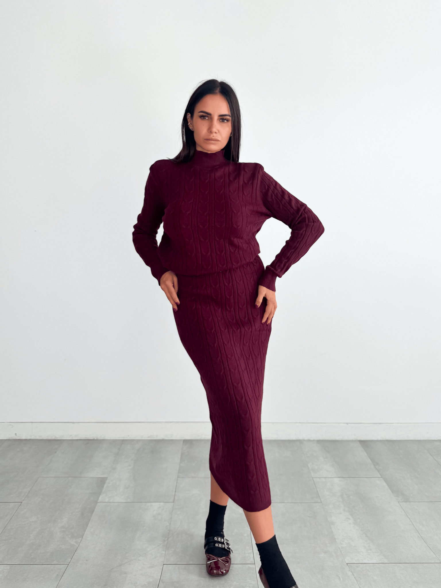 Coordinato Braided - Bordeaux - SAINTH