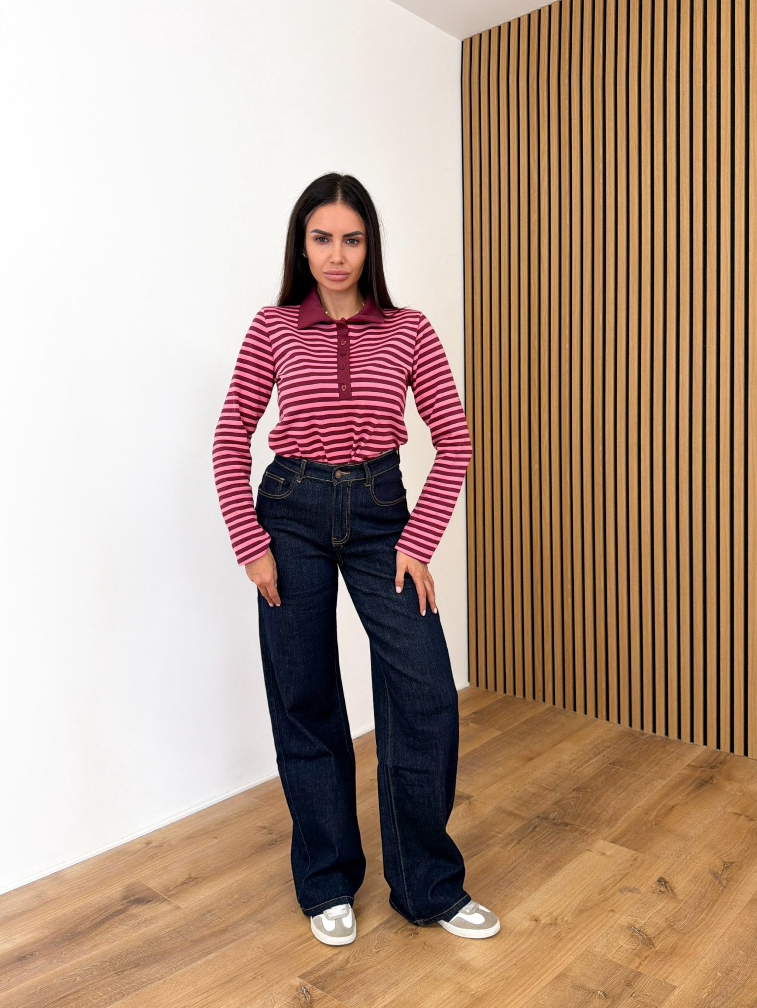 Polo Vespa - Bordeaux e Rosa - SAINTH