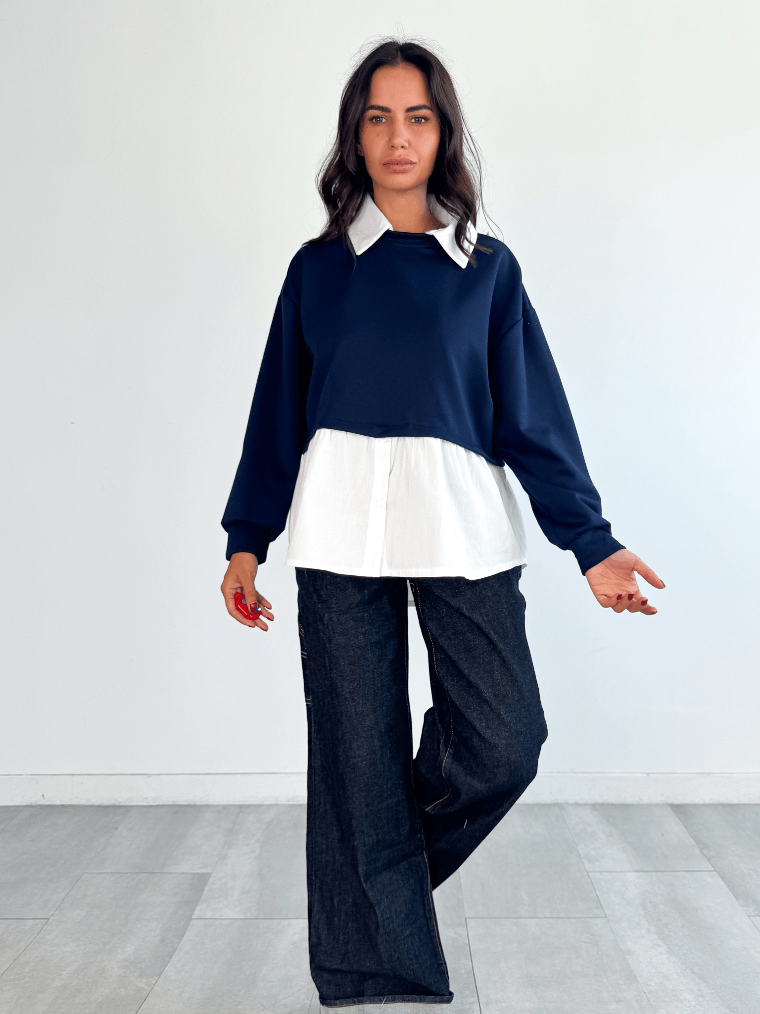 Jeans Oikos + Cintura - Denim - SAINTH