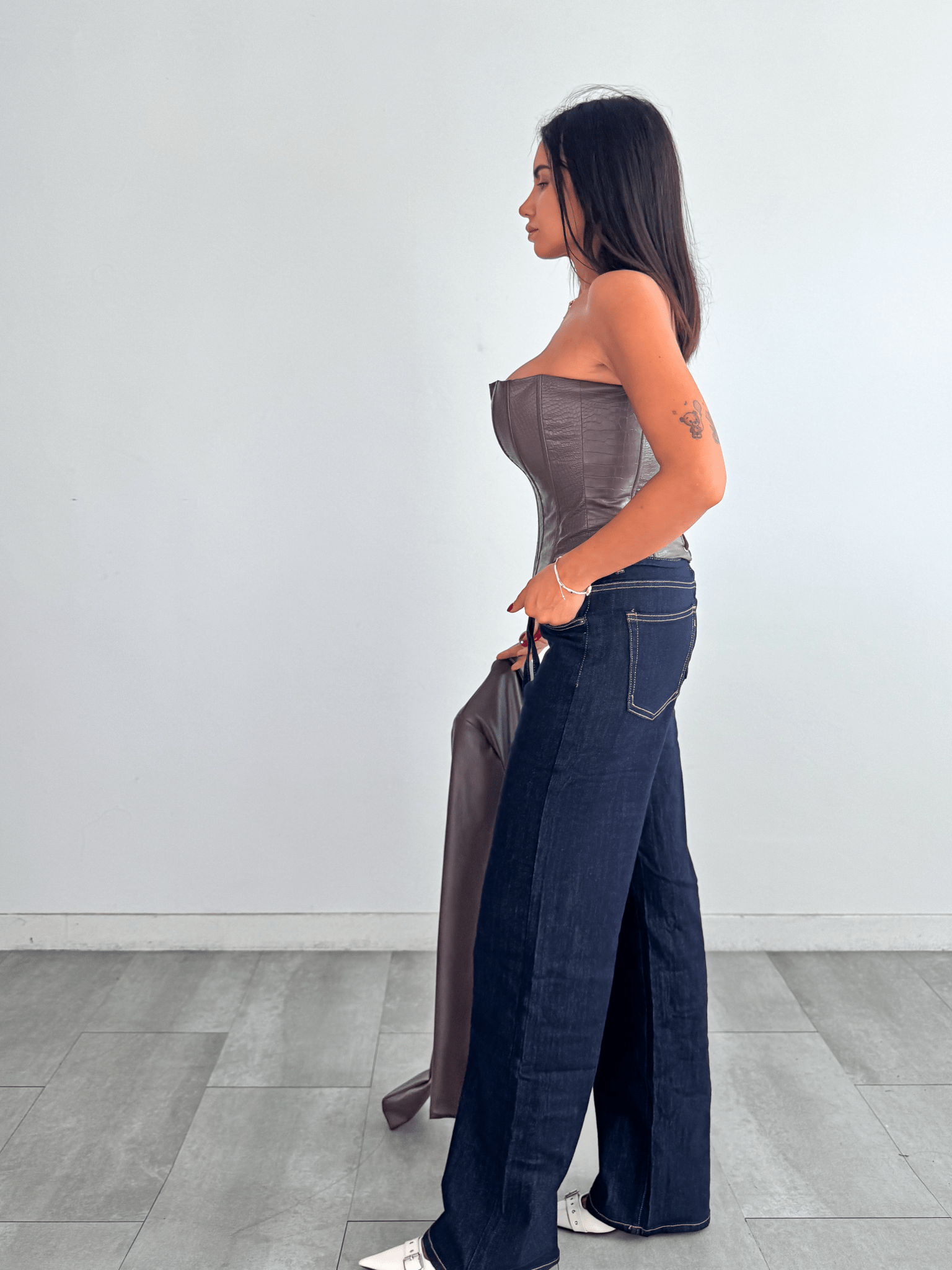 Jeans Laccio - Denim Scuro - SAINTH