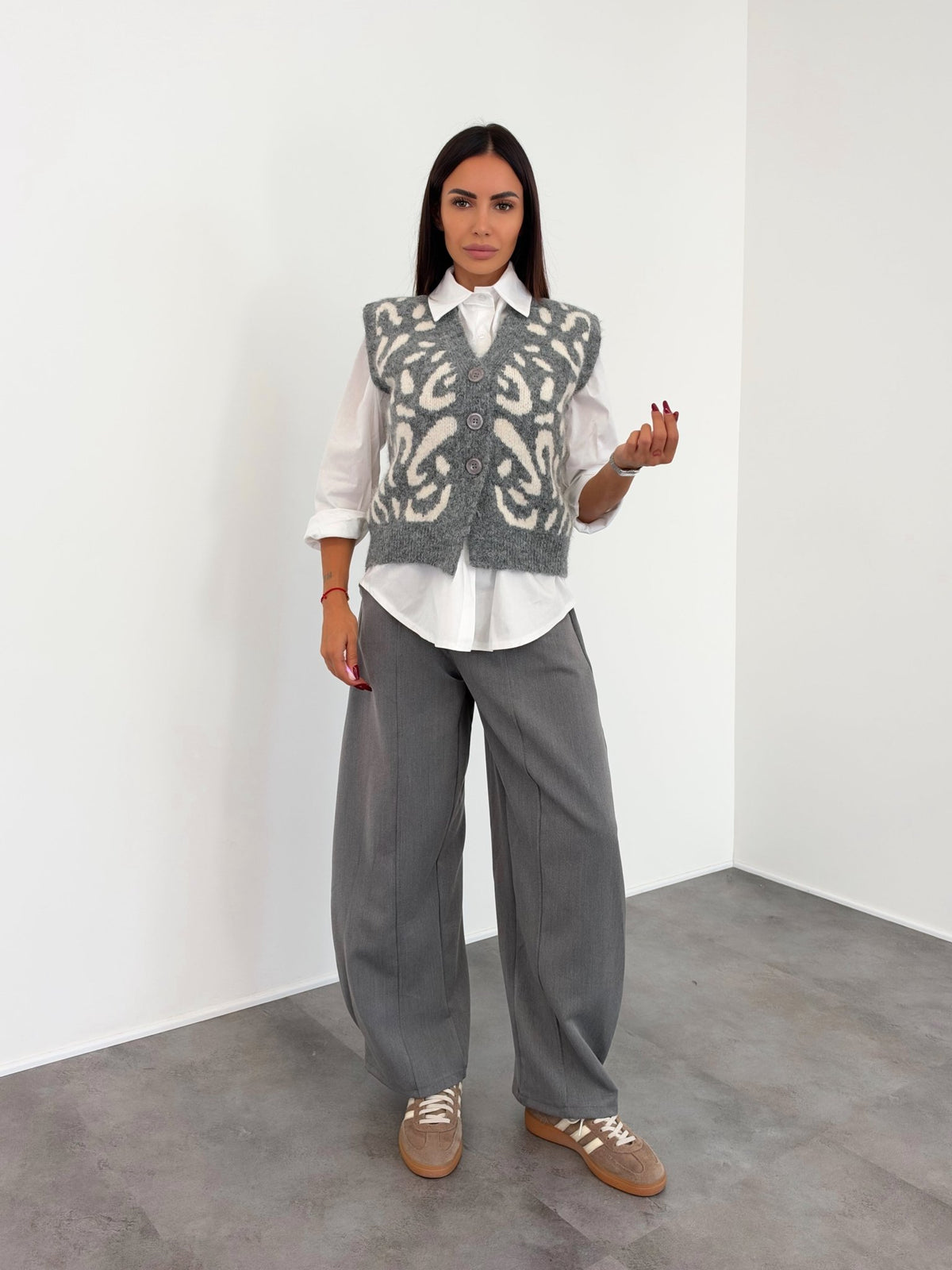 Gilet Maison - Grigio Burro - SAINTH