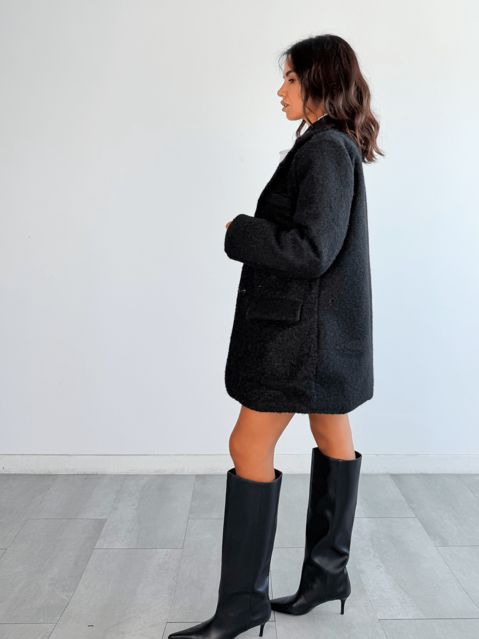 Cappotto Lincoln - Nero - SAINTH