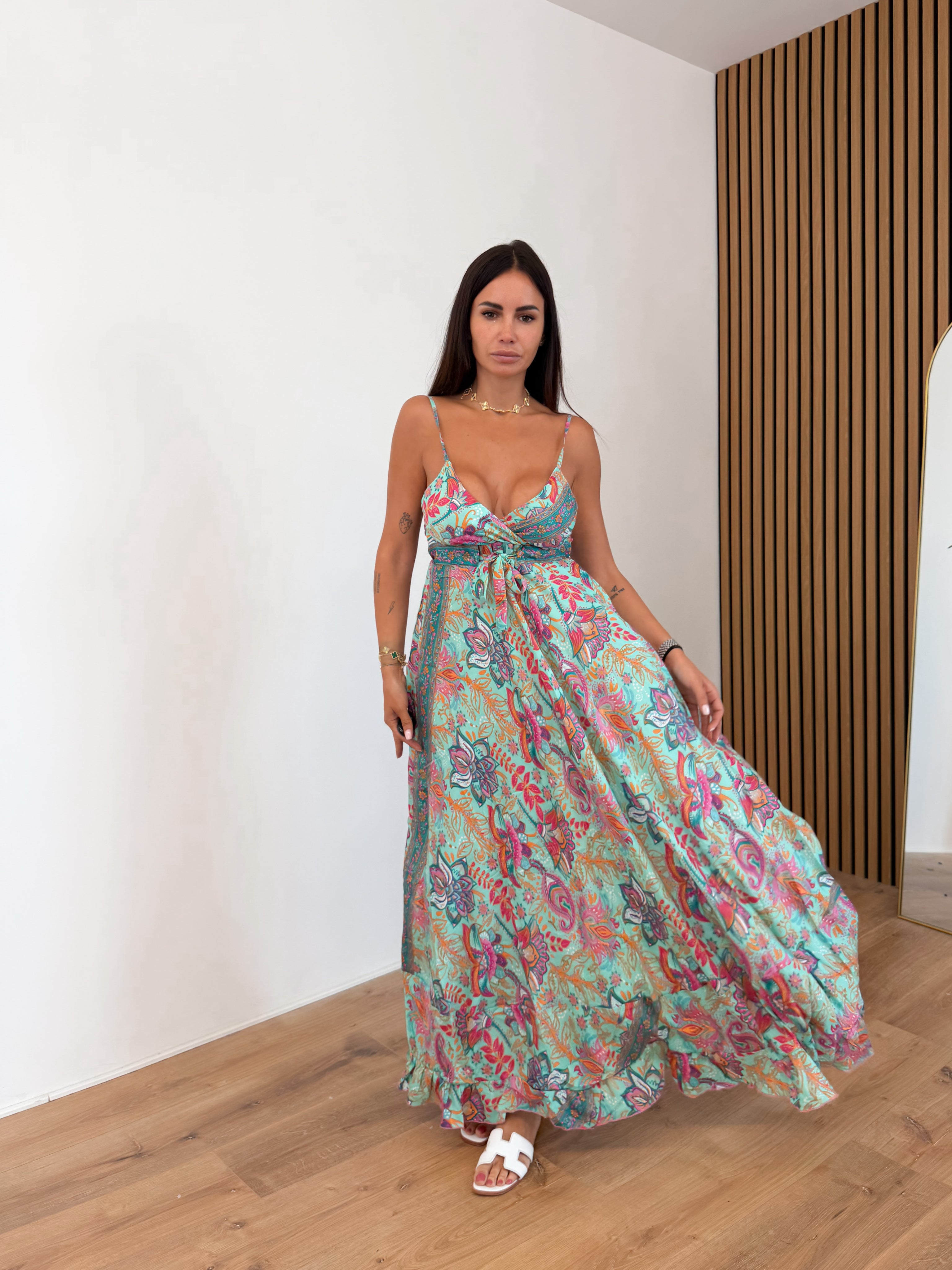 Abito Maya - Fucsia Acquamarina