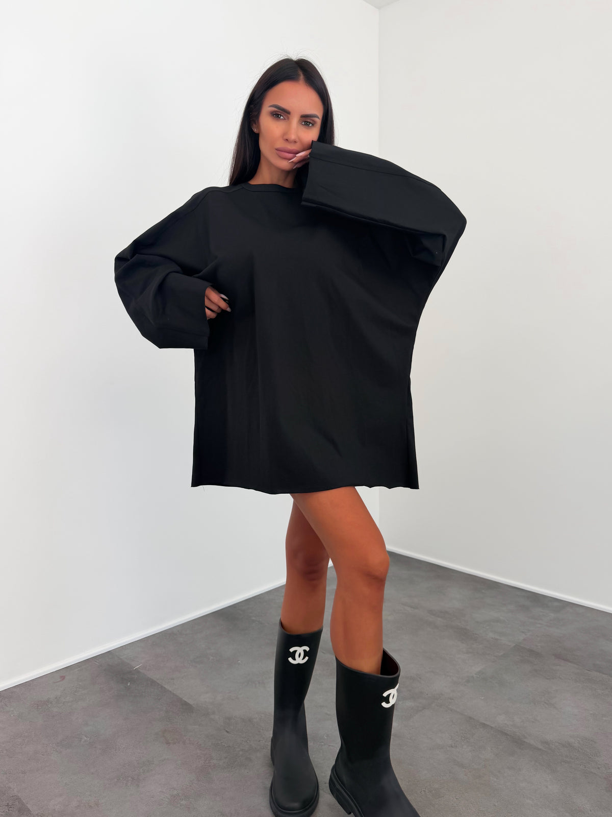 Maglia Oversize - Nera
