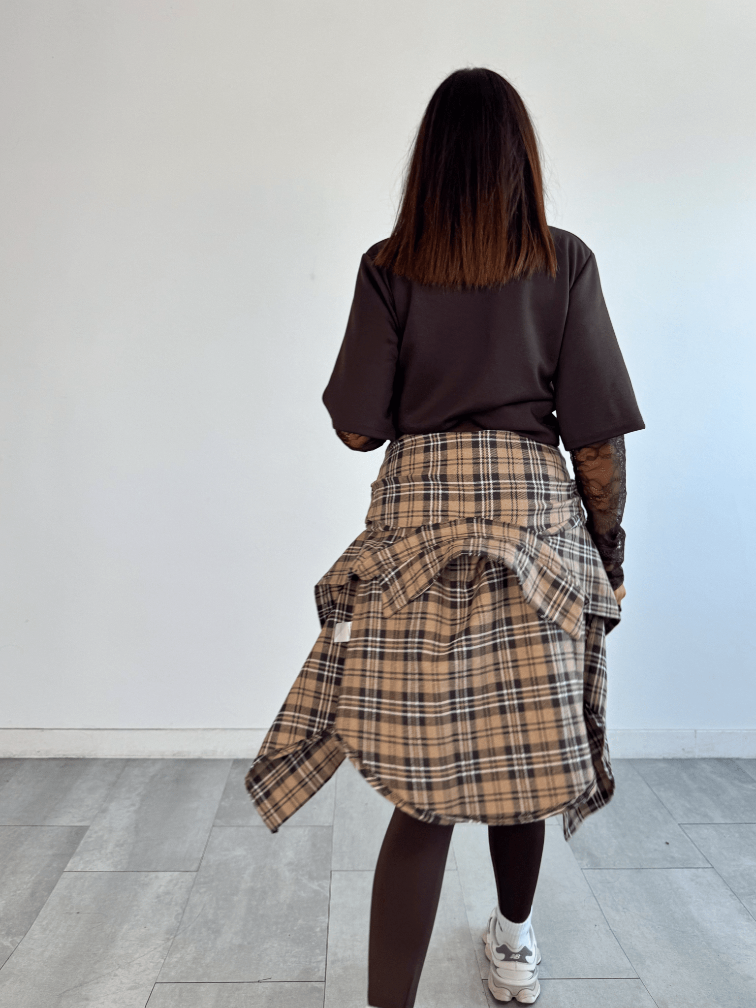 Camicia Wool - Marrone e Biscotto - SAINTH