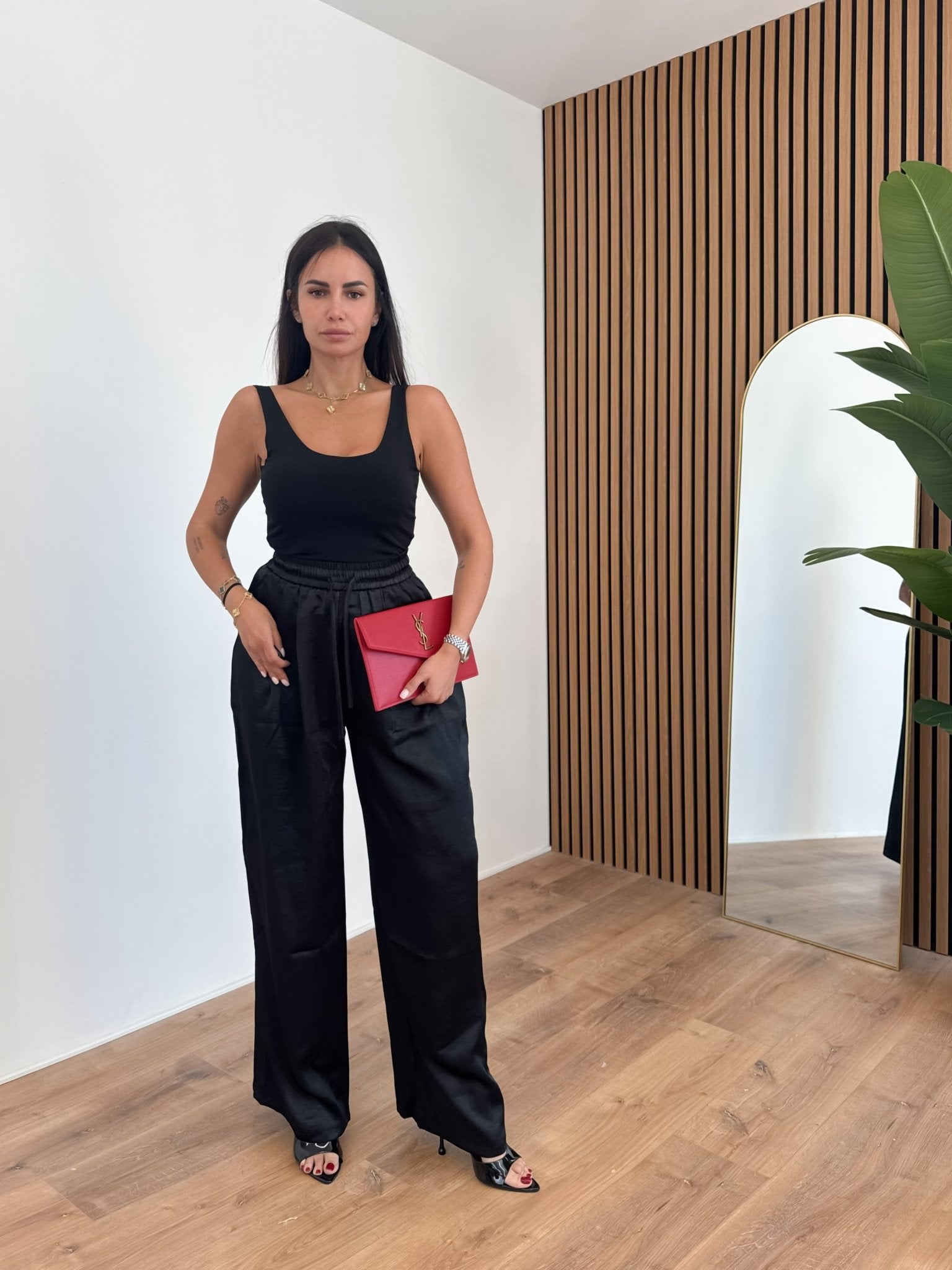 Pantalone 17228 - Nero - SAINTH