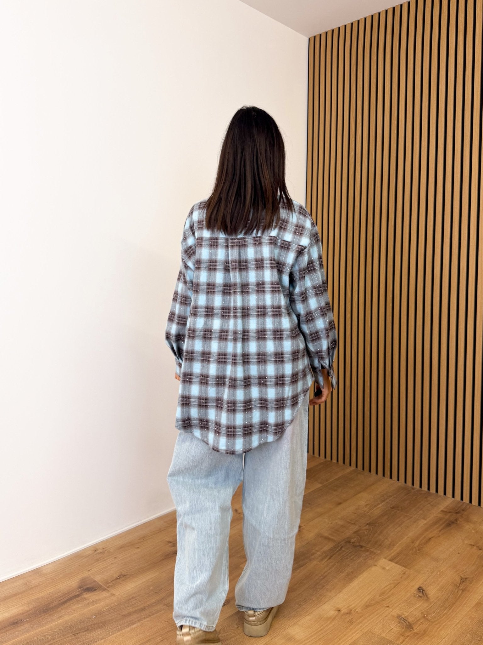 Maxi Camicia Other - Celeste - SAINTH