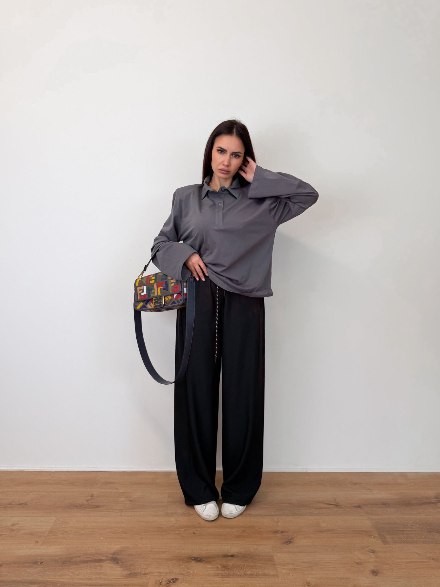 Pantalone West - Nero - SAINTH