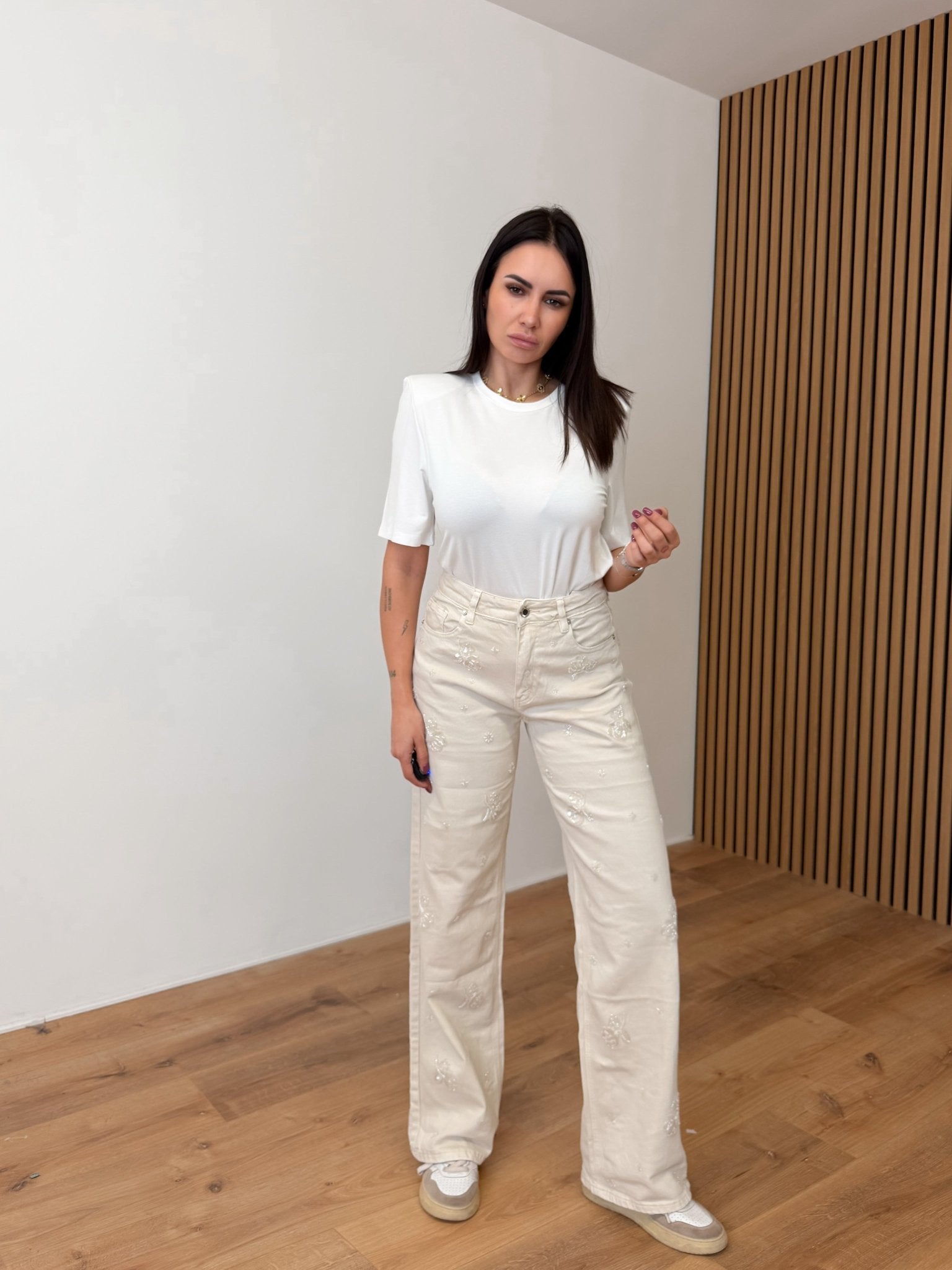 Jeans A3794 - Beige - SAINTH