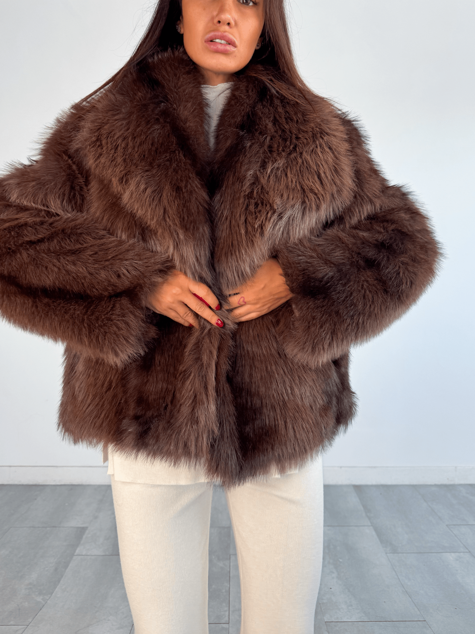 Pelliccia Grizzly - Marrone - SAINTH