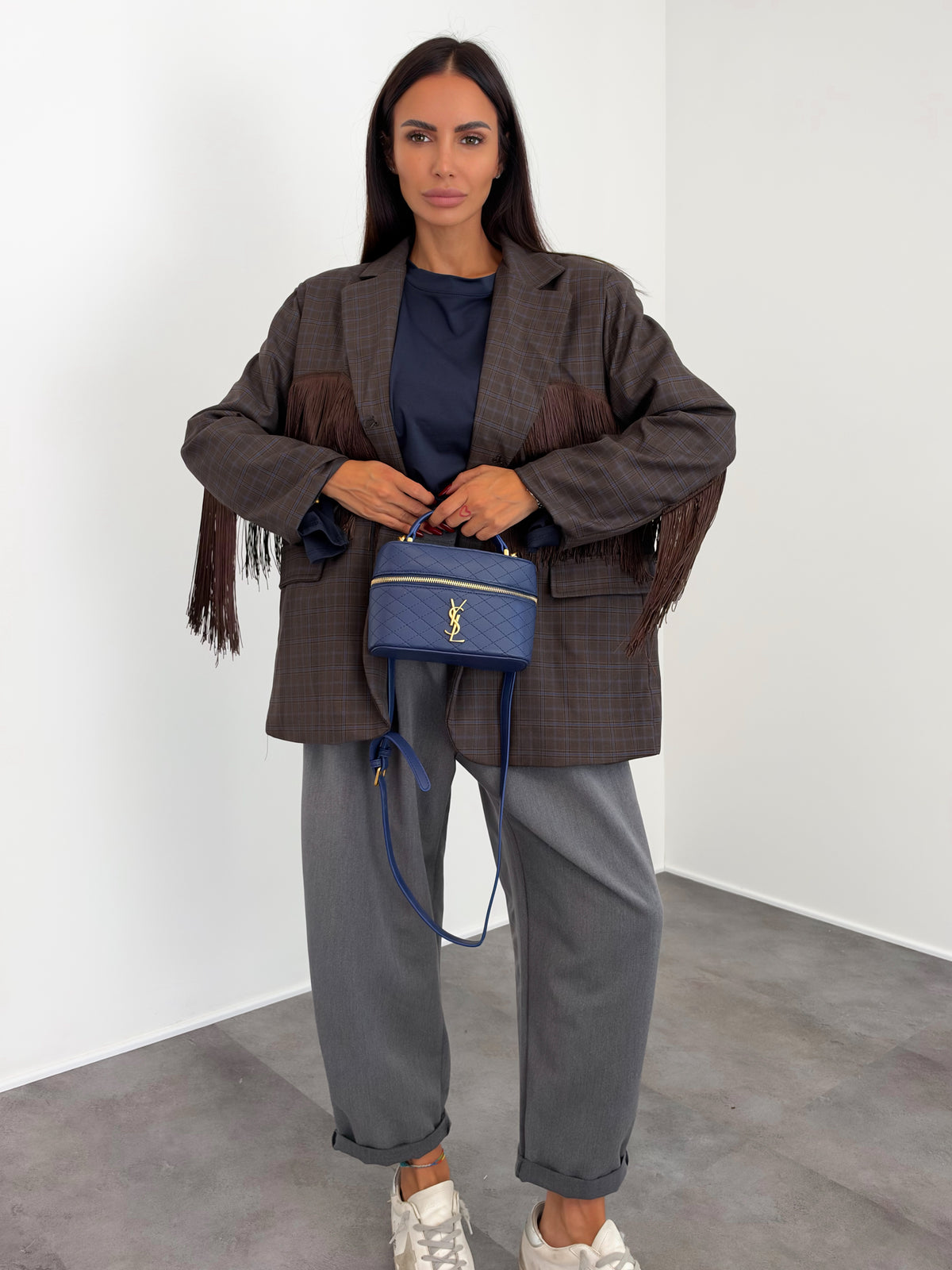 Blazer Galles - Marrone Blu