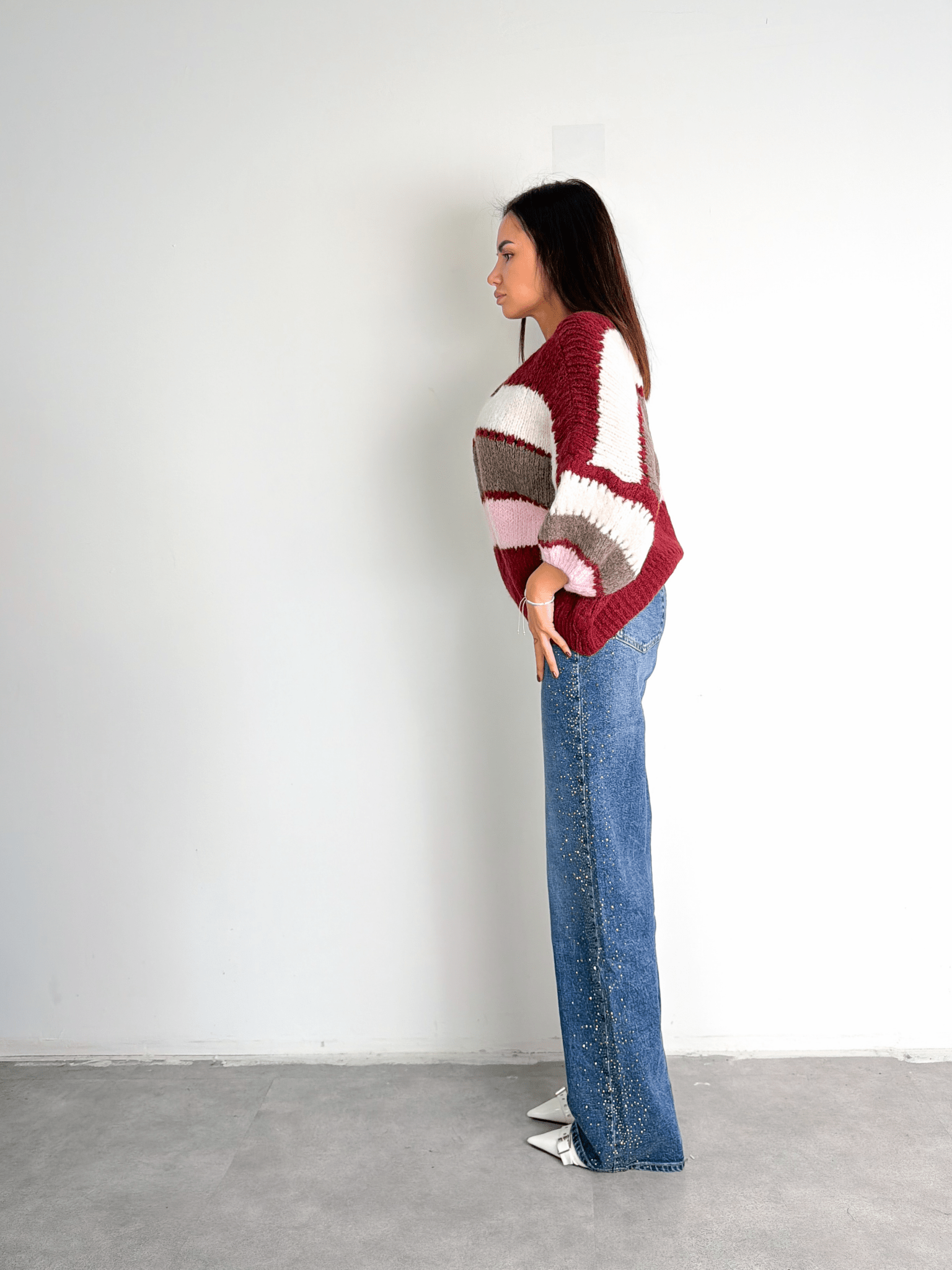 Pull Colorful - Bordeaux - SAINTH