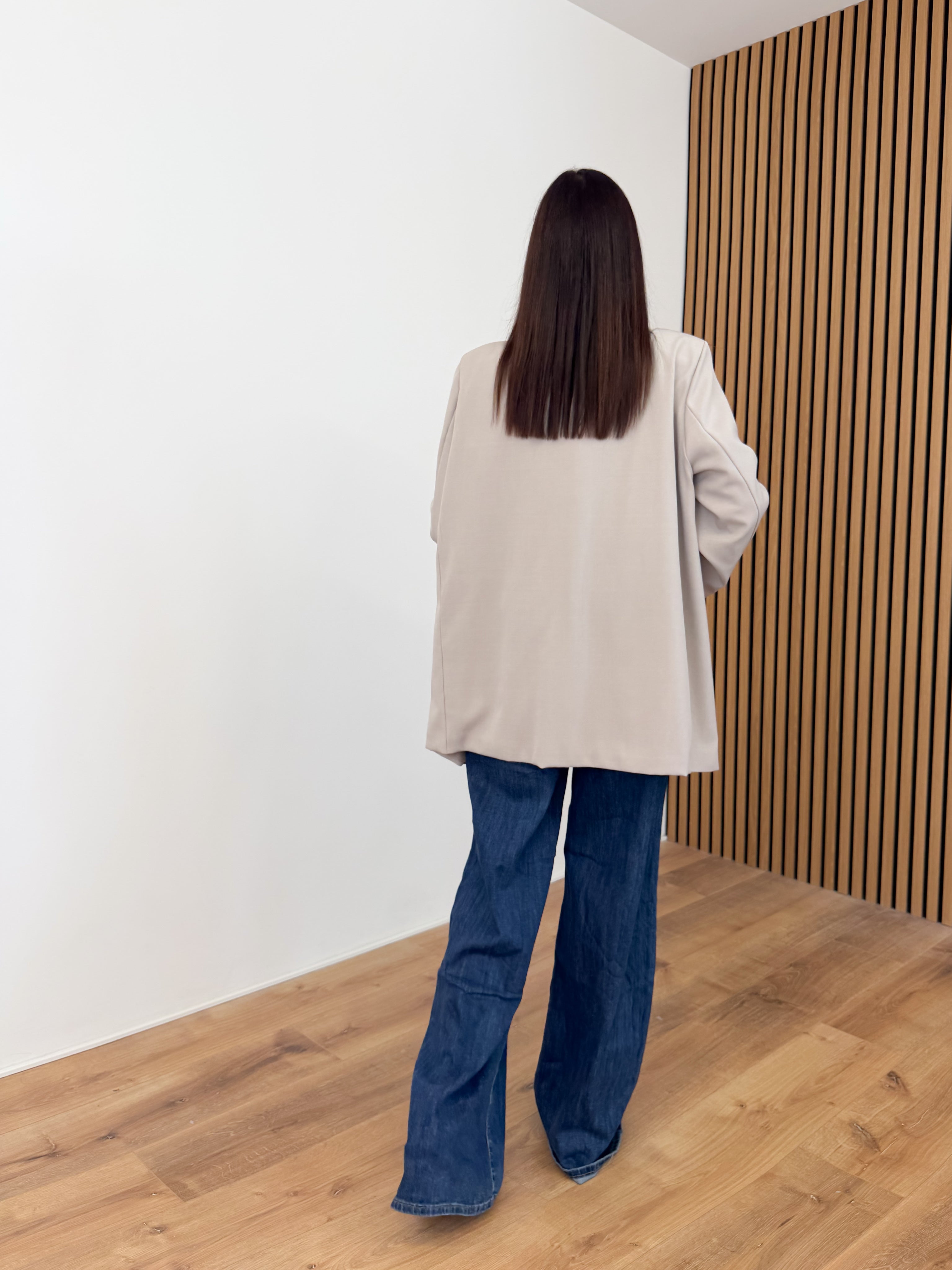 Blazer Simply Over - Beige