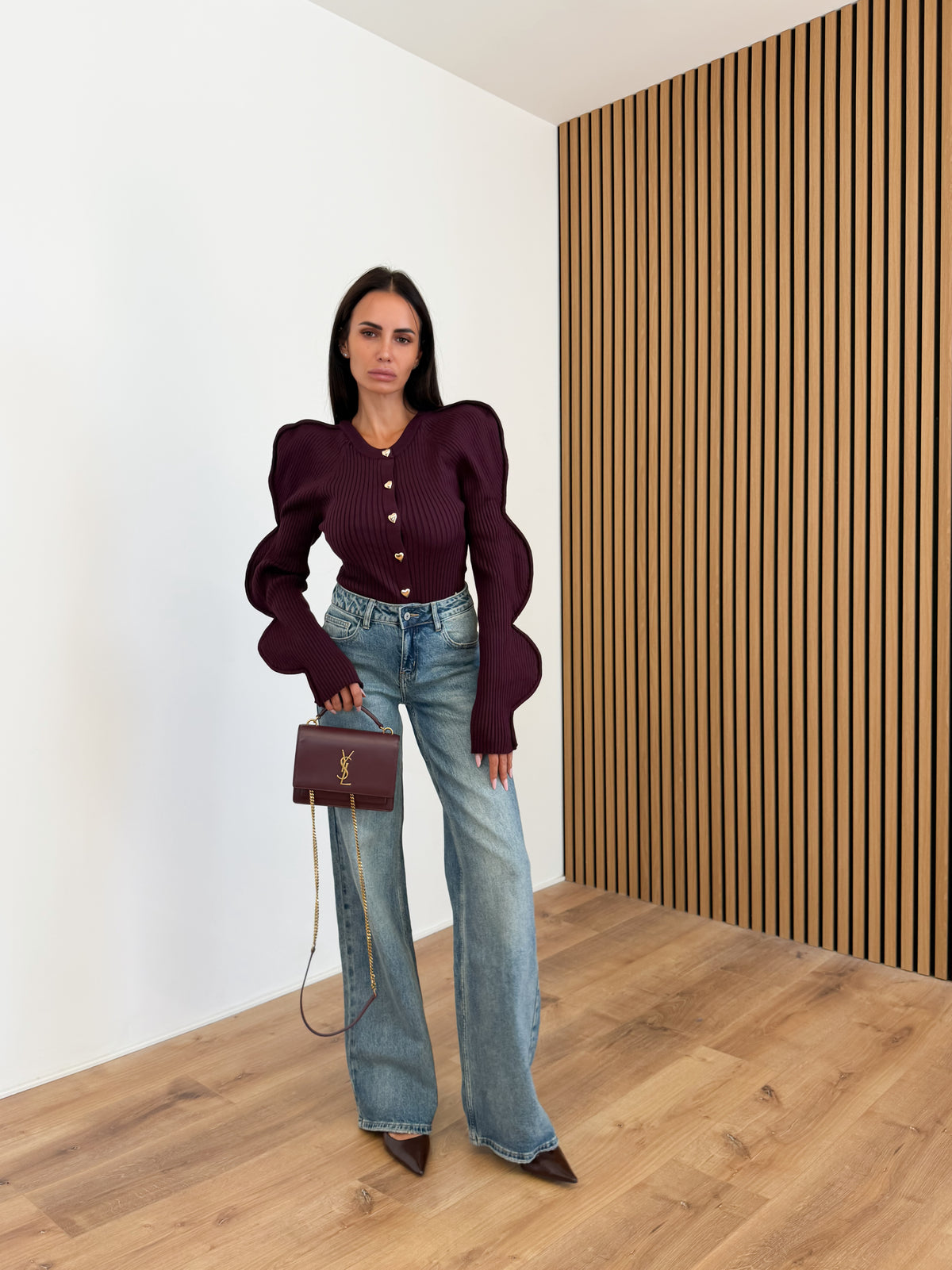 Cardigan Love - Bordeaux