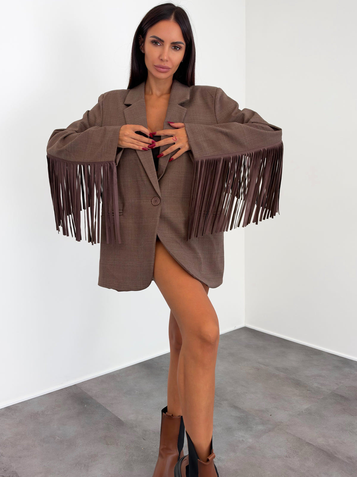 Blazer Trend - Marrone