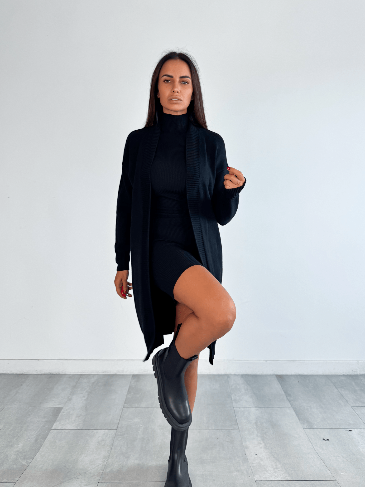 Cardigan Utility - Nero - SAINTH