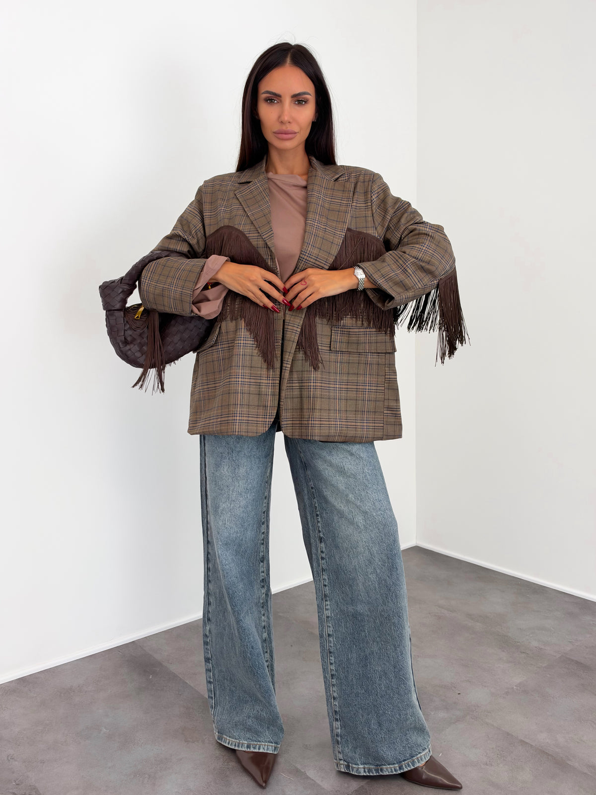 Blazer Galles - Camel Blu