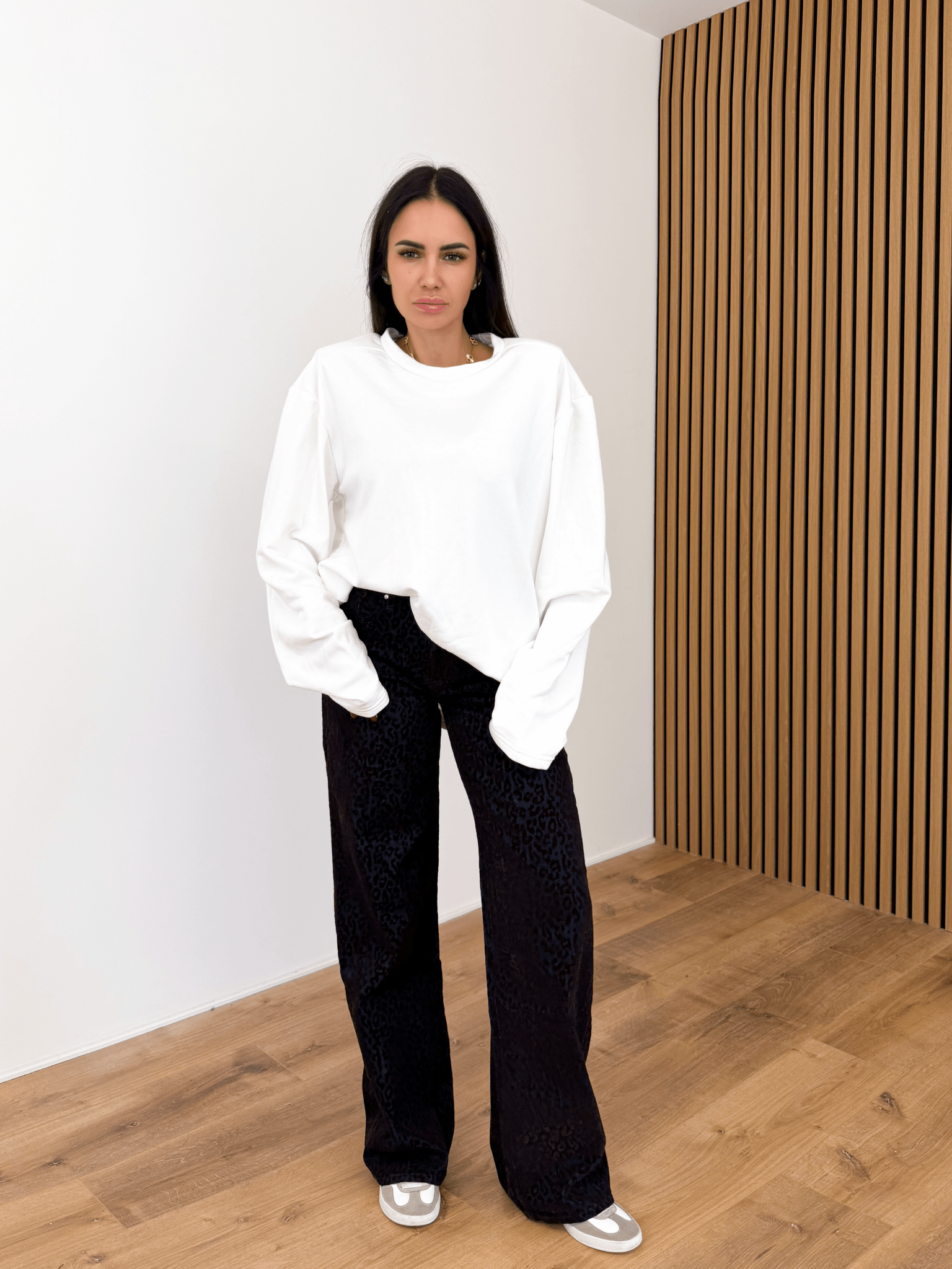 Jeans Leo Velevet - Denim Scuro - SAINTH