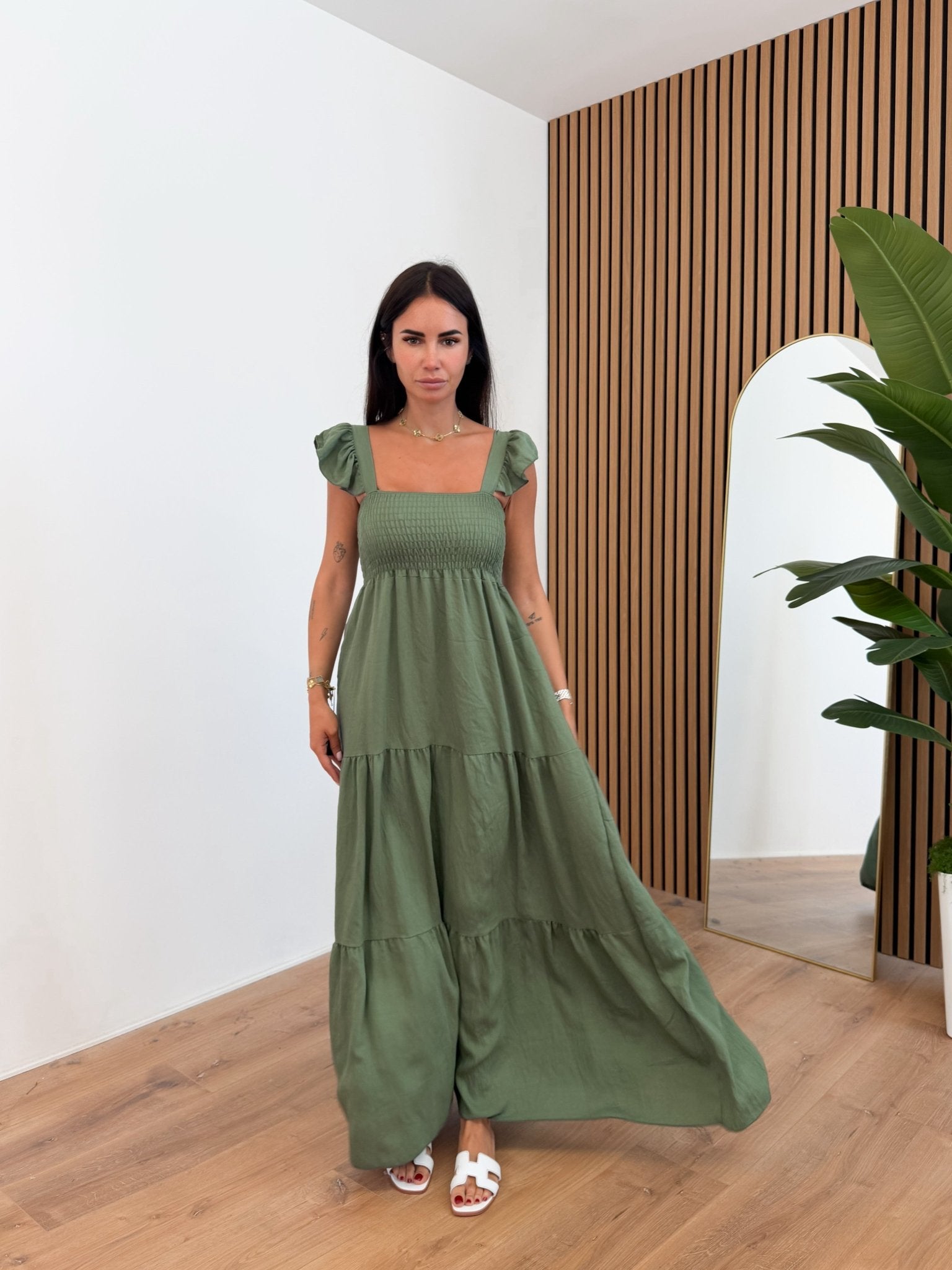 Abito Dora - Army Green - SAINTH