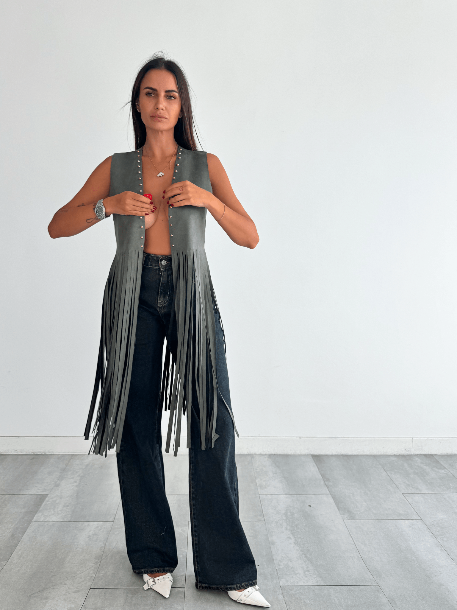 Gilet Spin - Verde Militare - SAINTH