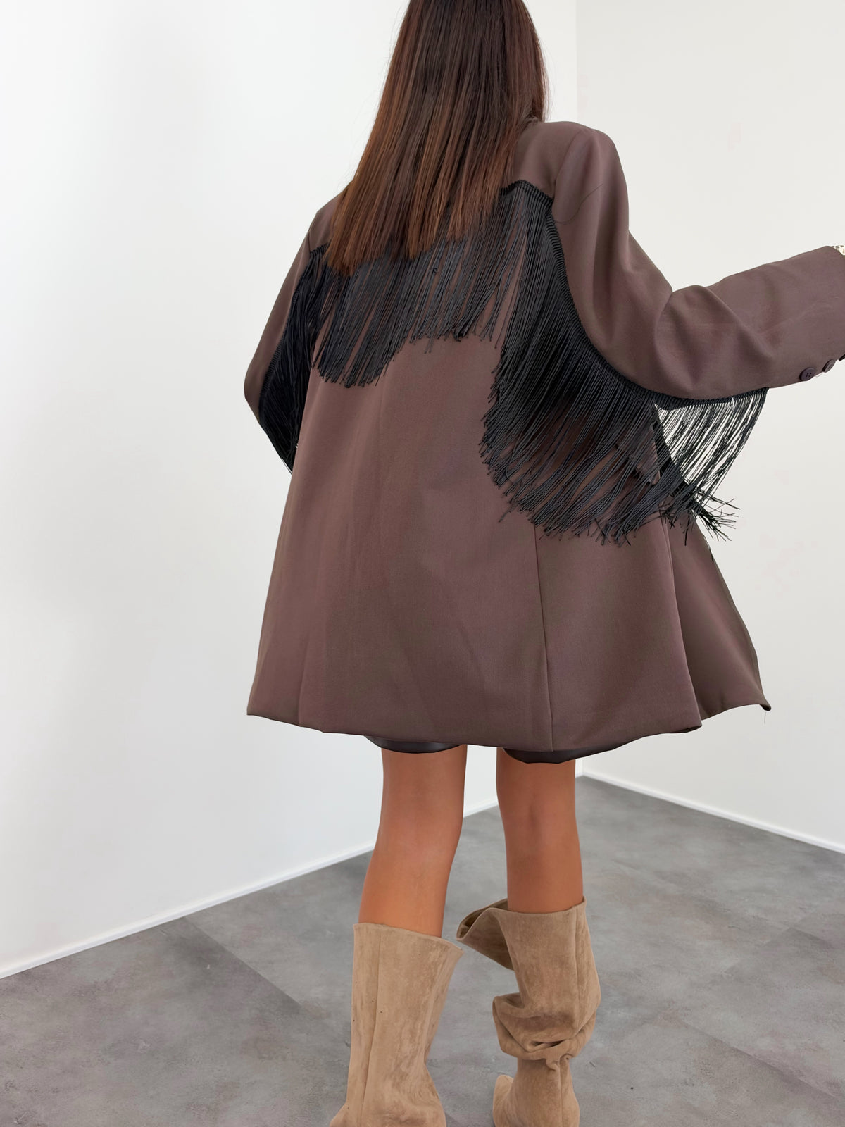 Blazer Filo D'angelo - Marrone