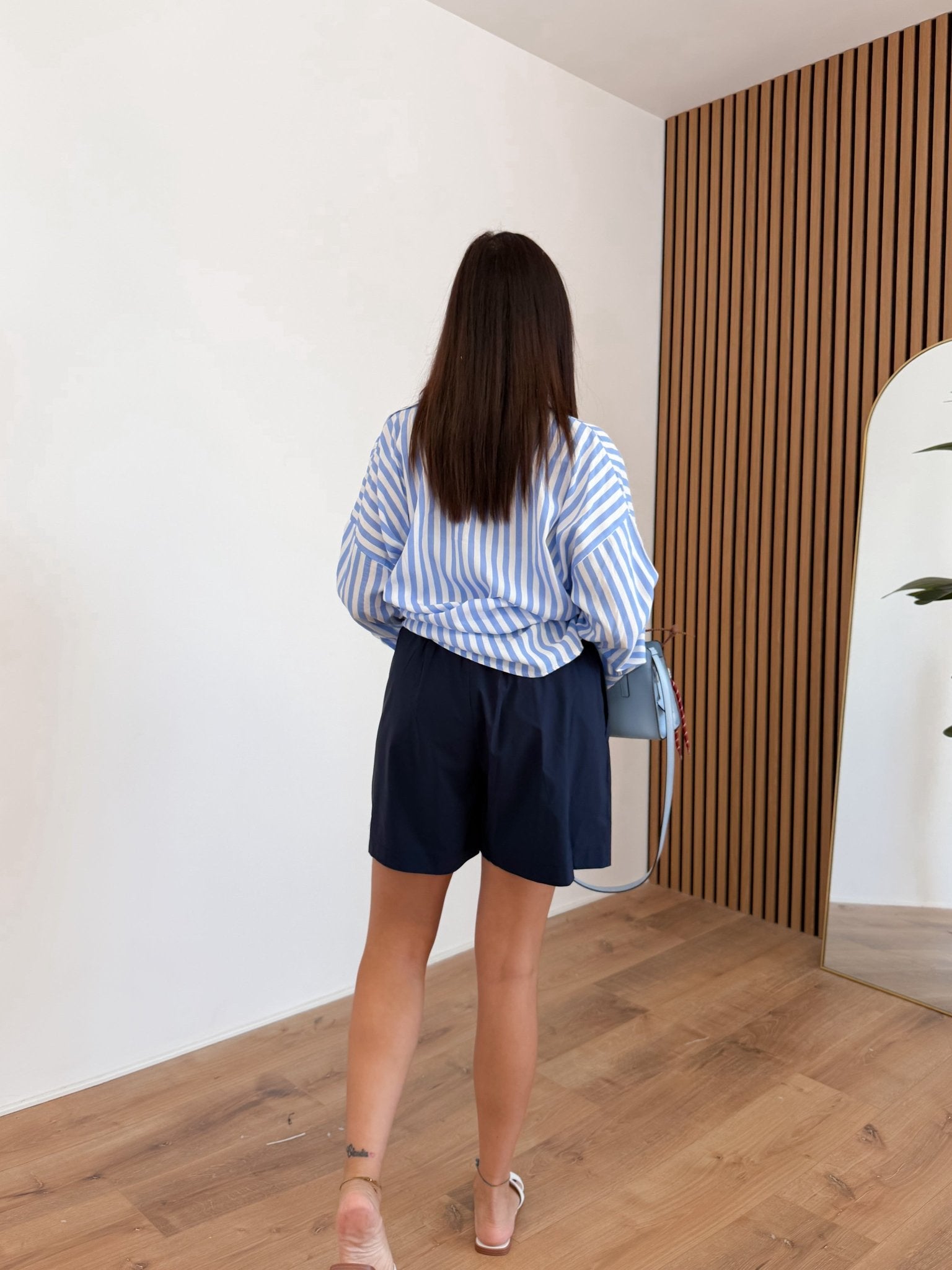 Camicia Stripe - Celeste - SAINTH