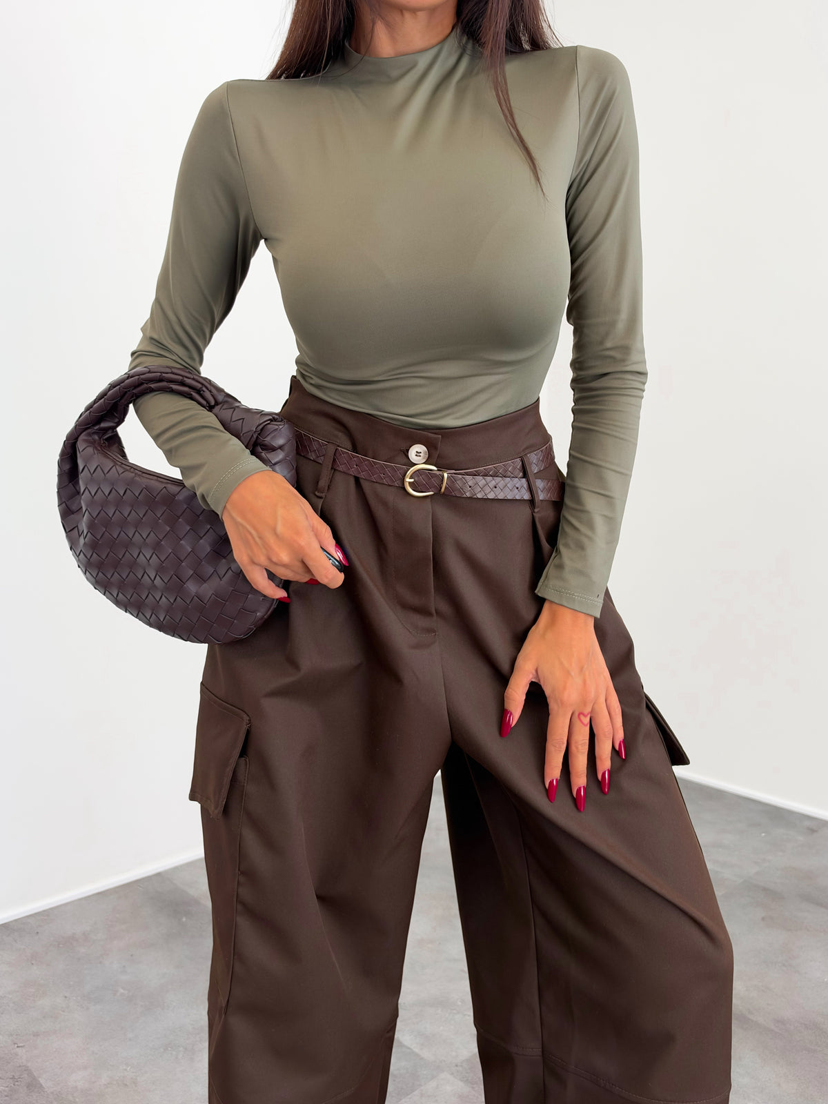 Pantalone Solution - Marrone