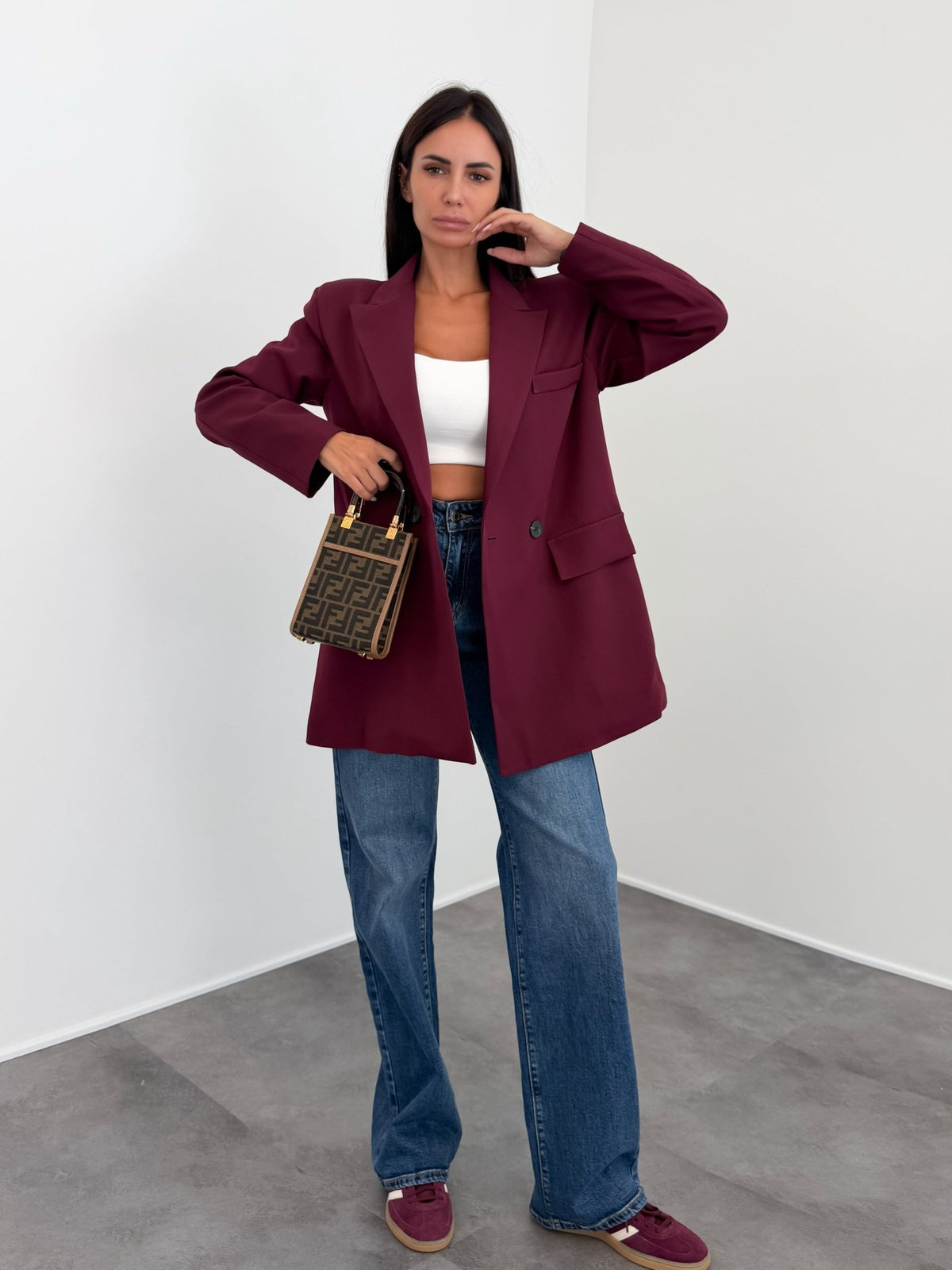 Blazer Strutturato Must - Bordeaux - SAINTH