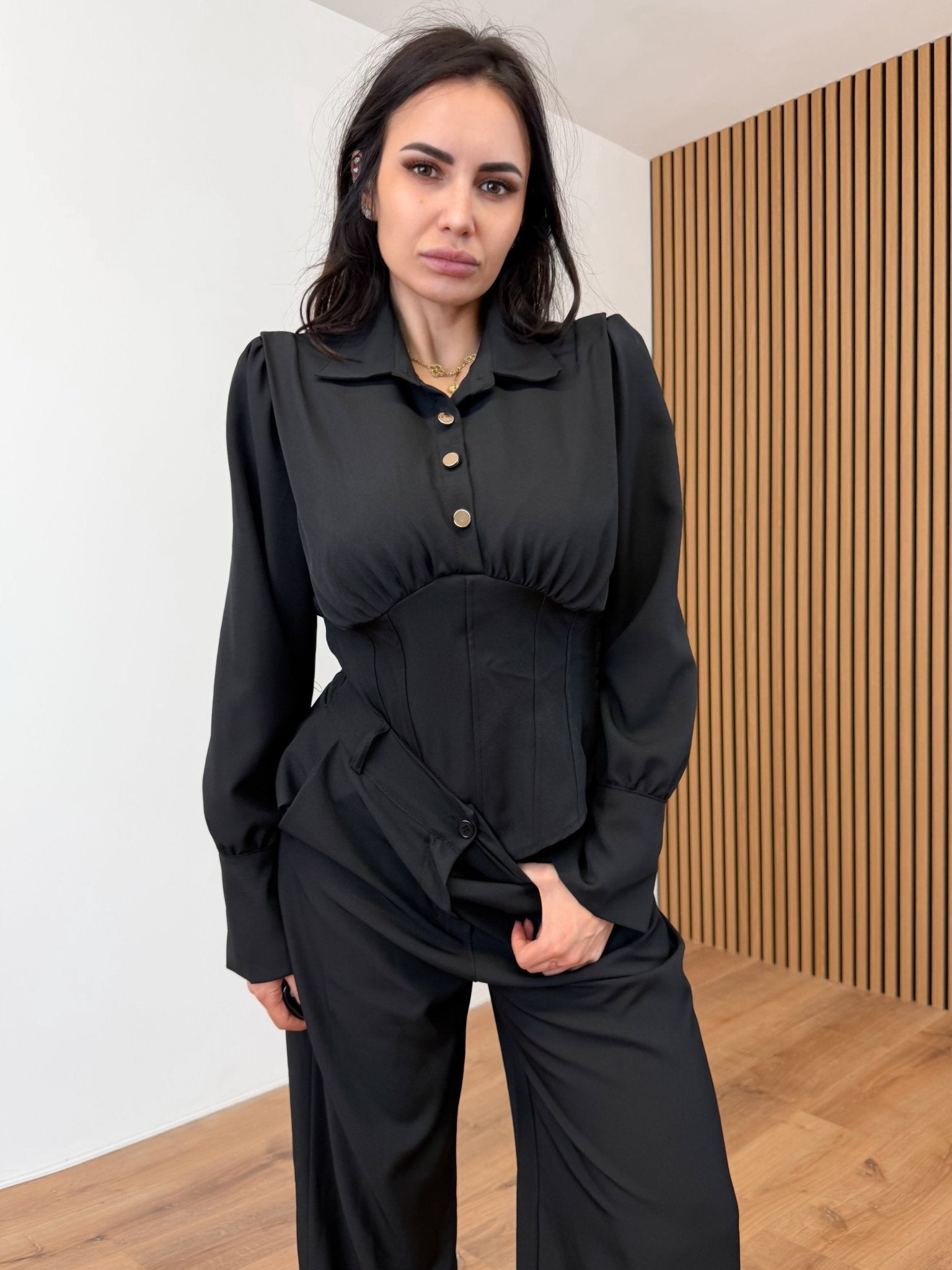 Coordinato Sculpted - Nero - SAINTH