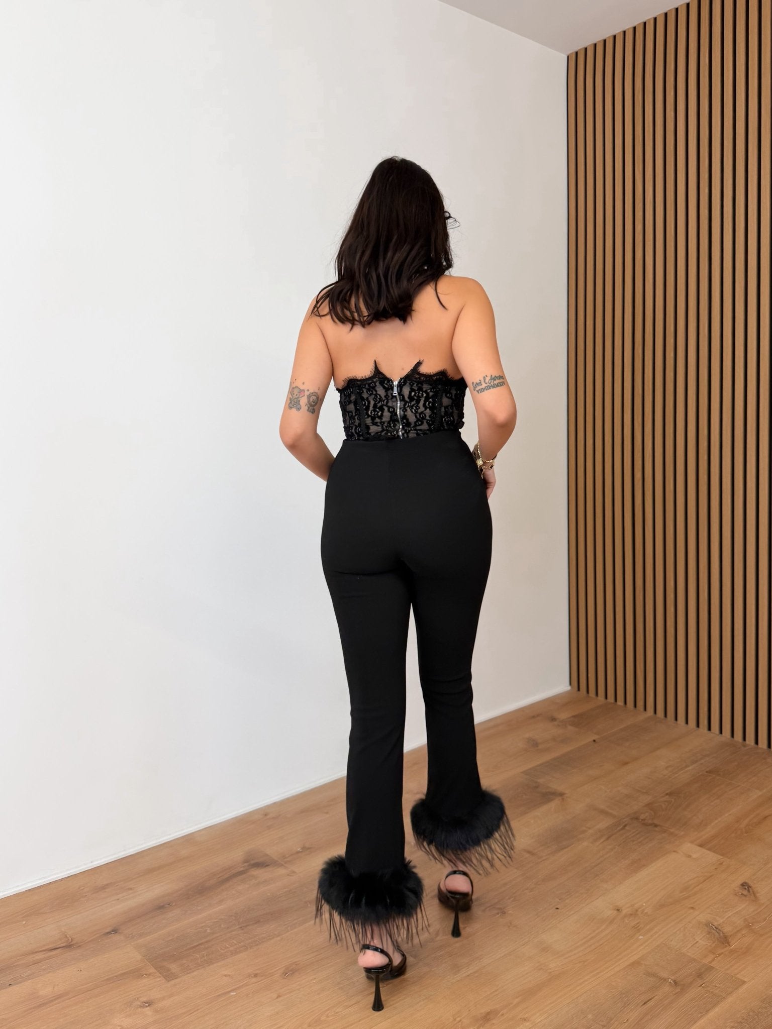 Pantalone Pelosino - Nero - SAINTH