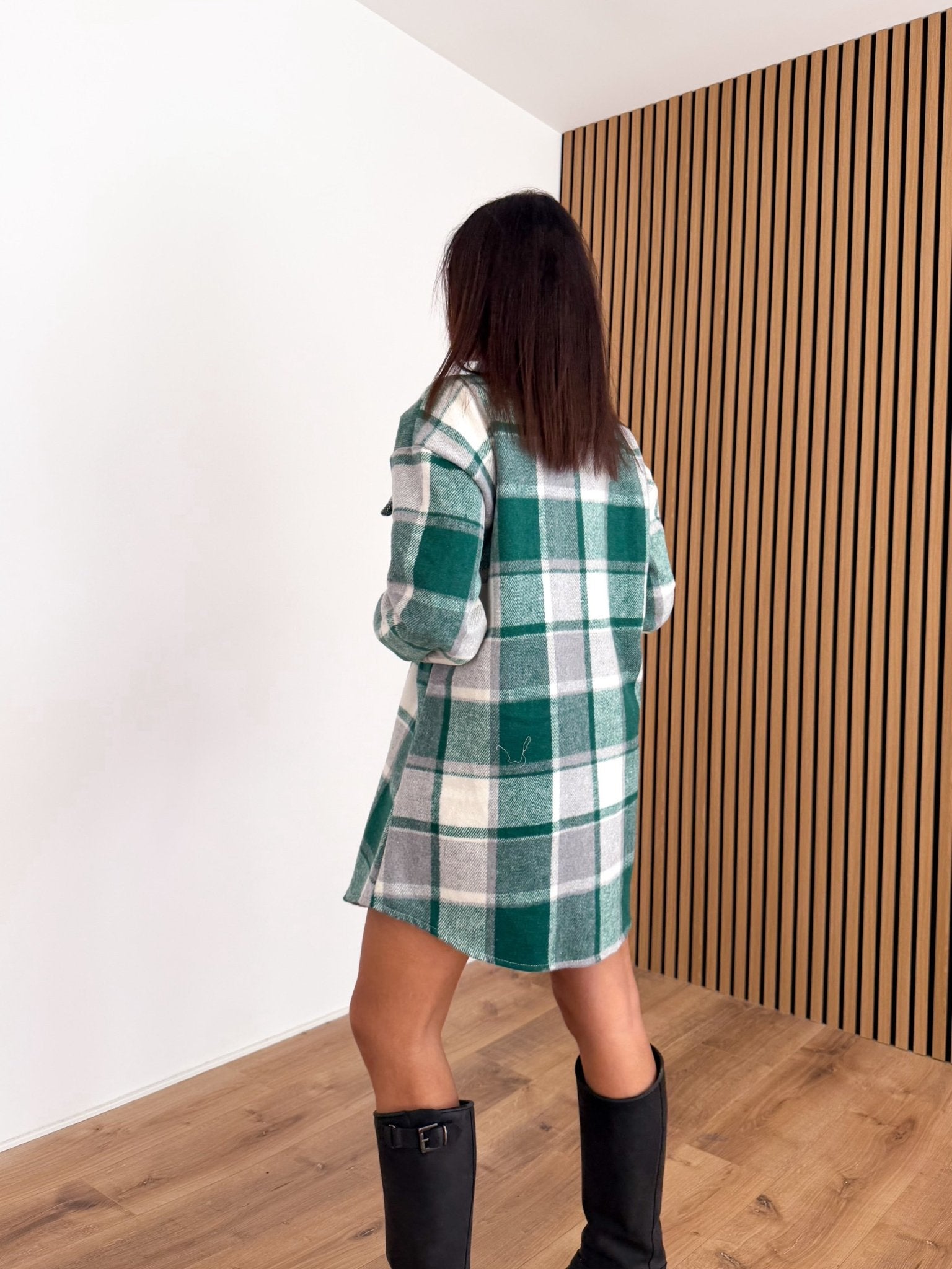 Maxi Camicia Long - Verde - SAINTH