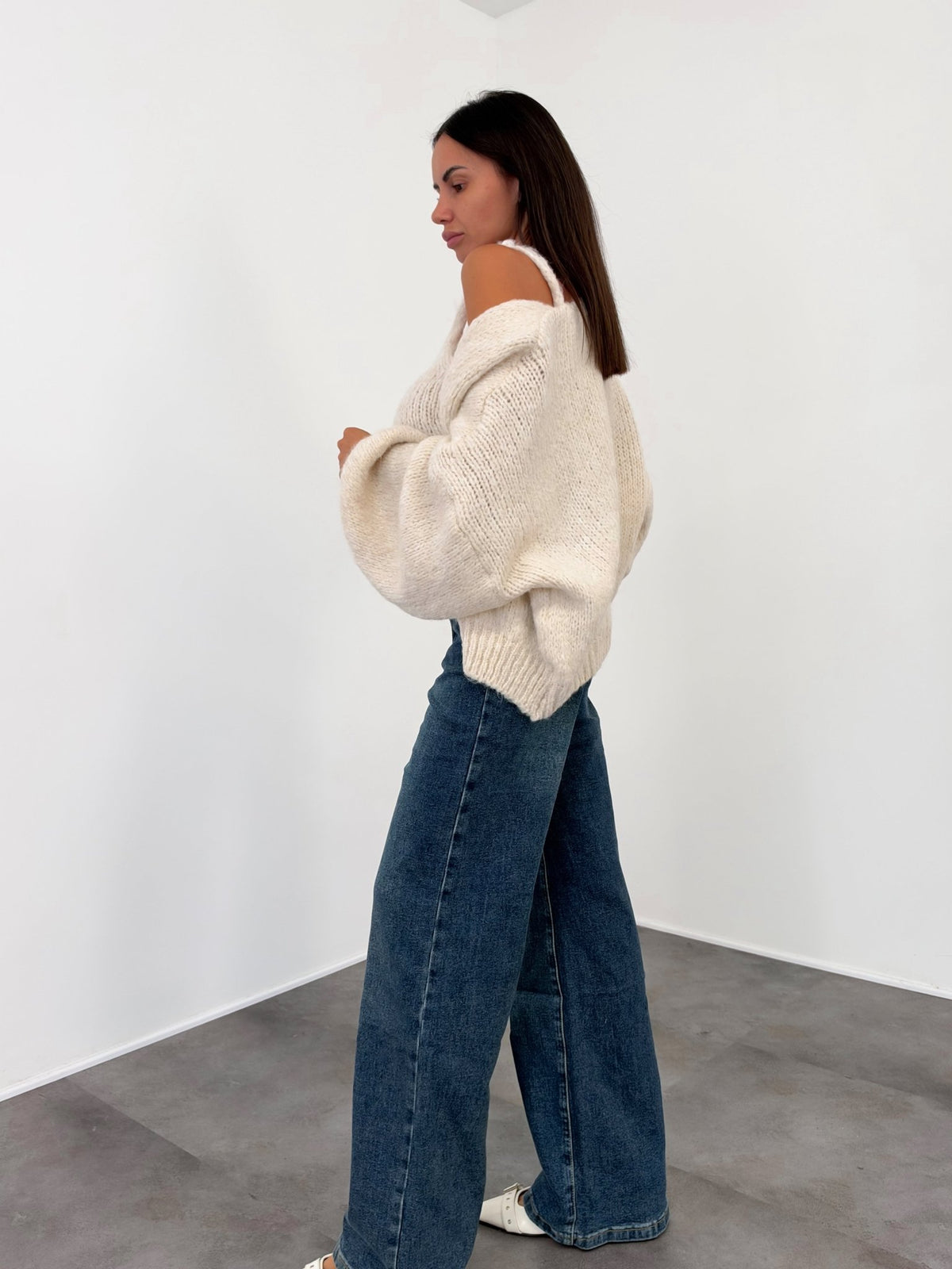 Set Top + Cardigan - Burro - SAINTH
