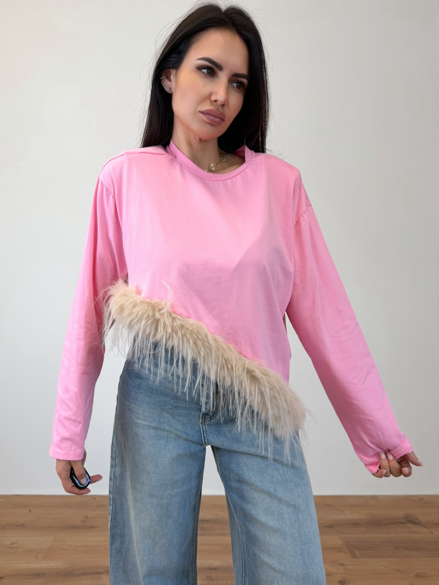 Maglietta Pelosina - Baby Pink - SAINTH