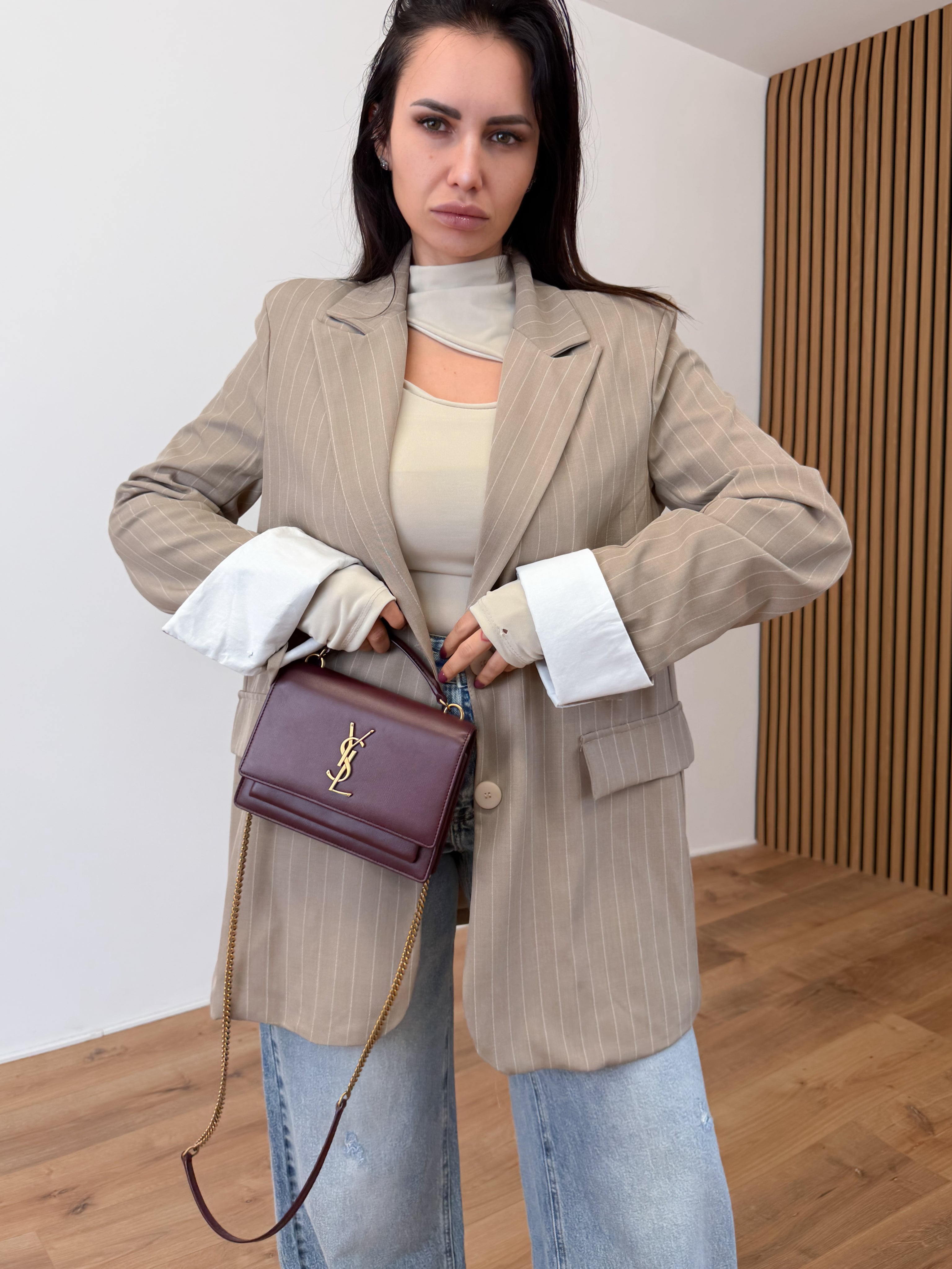 Blazer Polsino - Beige