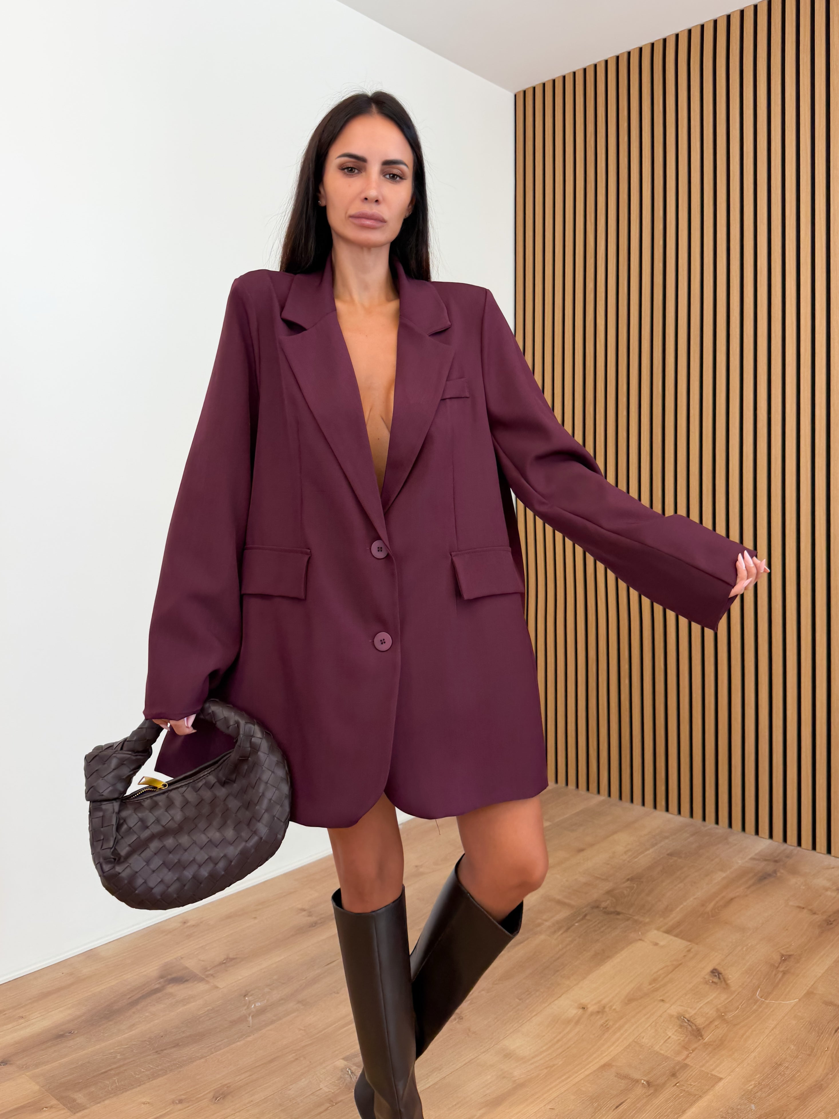 Blazer Simply Over - Bordeaux