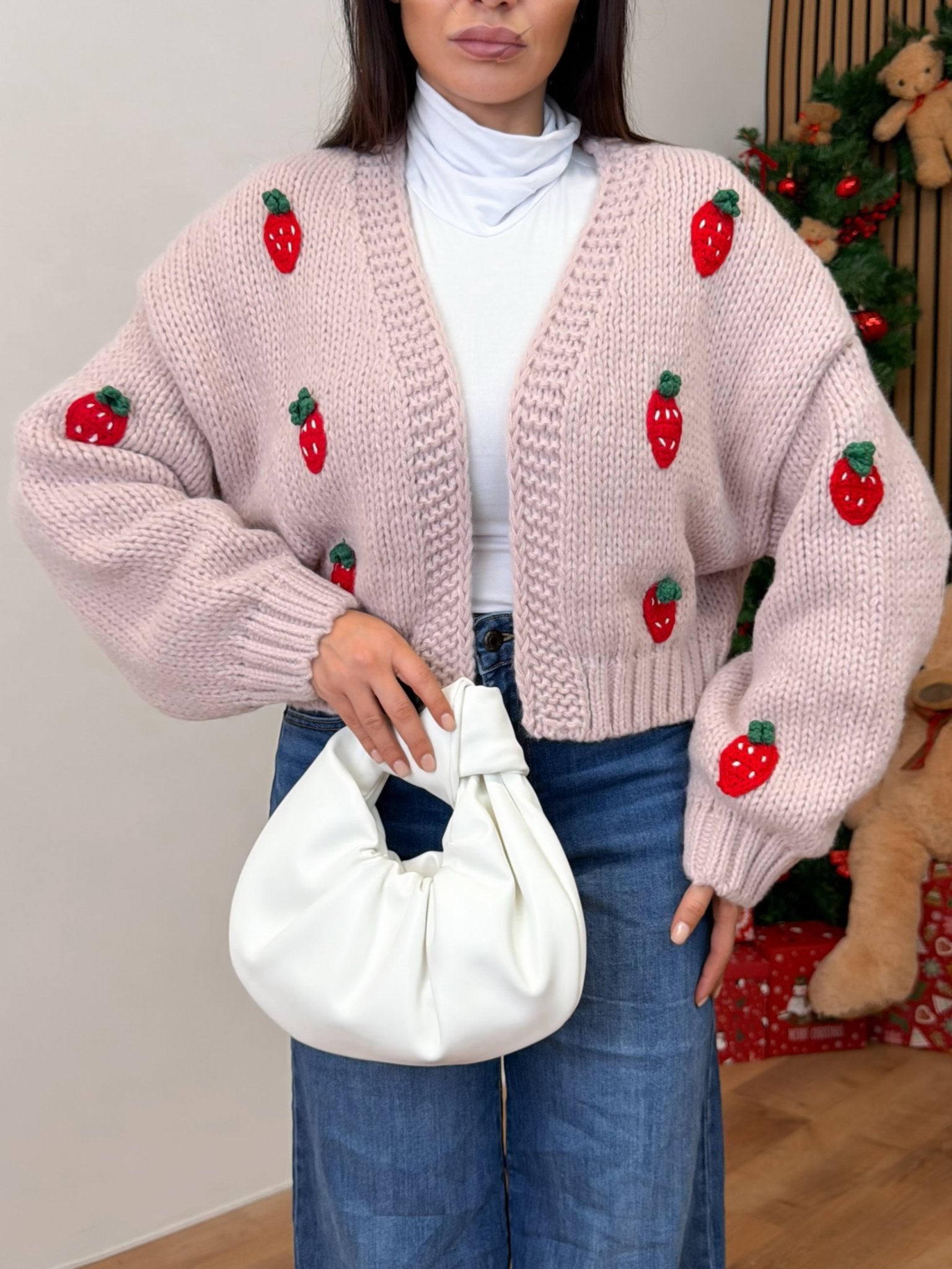 Cardigan Fragolina - Cipria - SAINTH