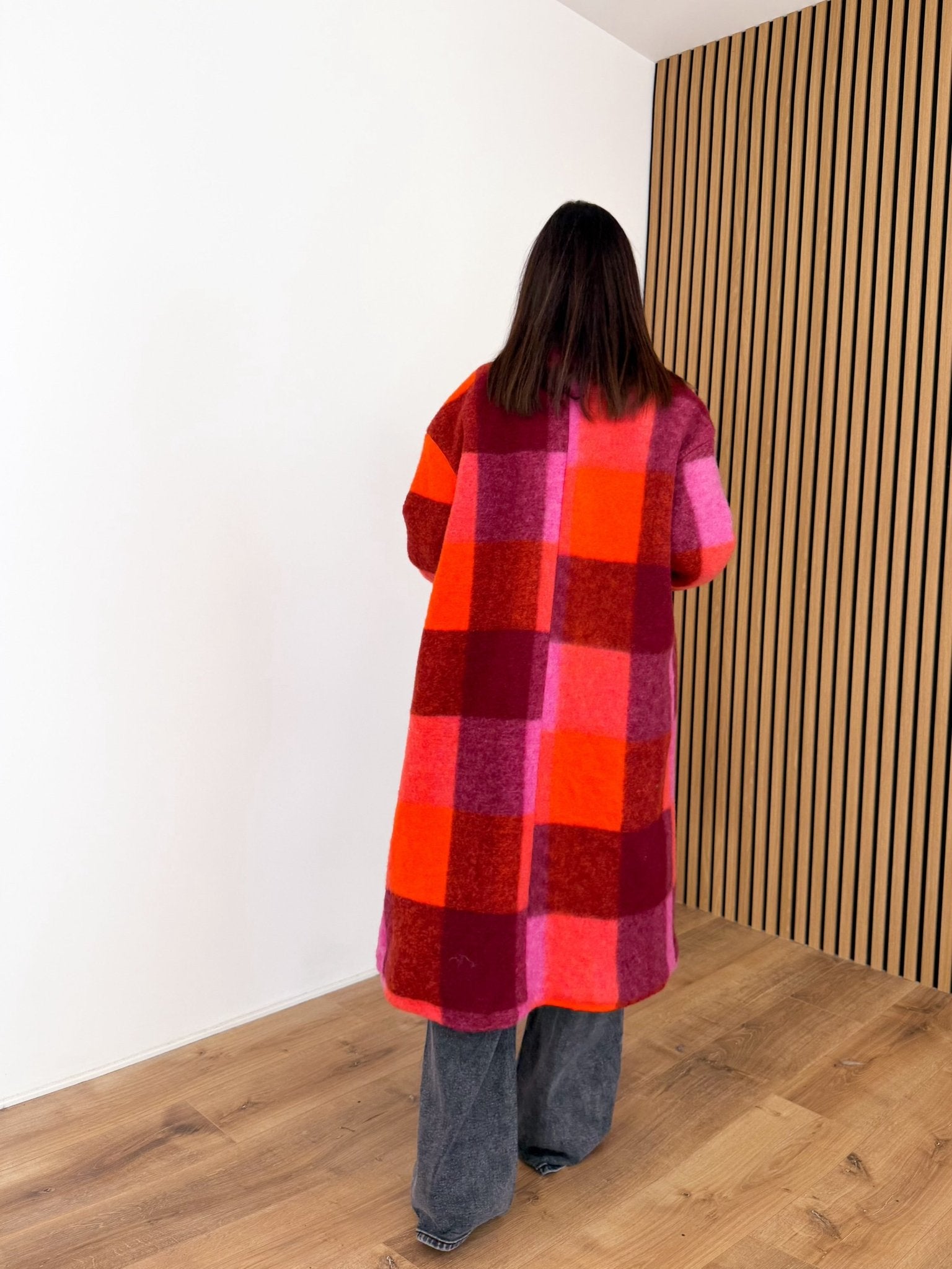 Cappotto Lusso - Arancio e Fucsia - SAINTH