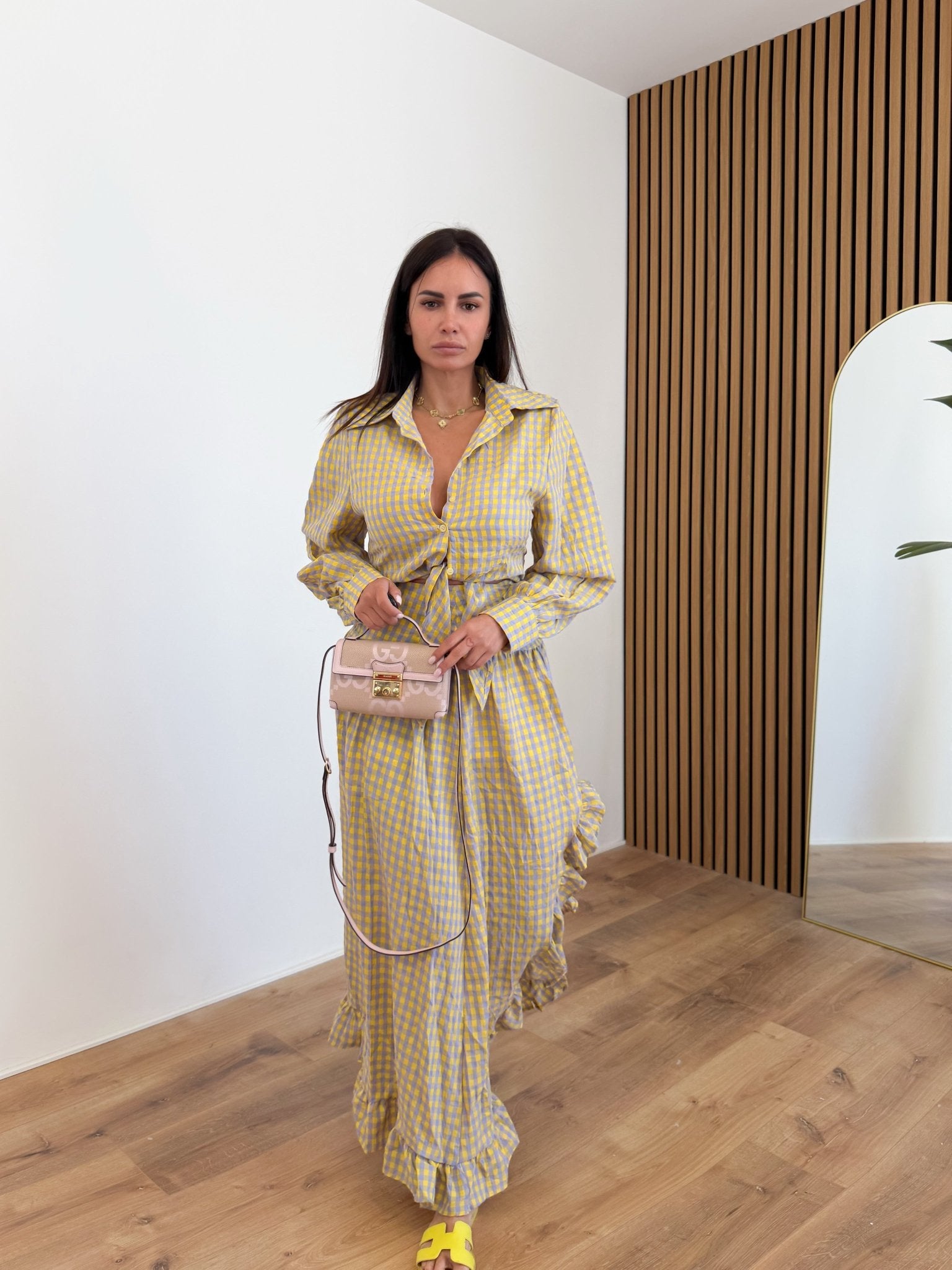 Coordinato 17305 - Lilla e Giallo - SAINTH