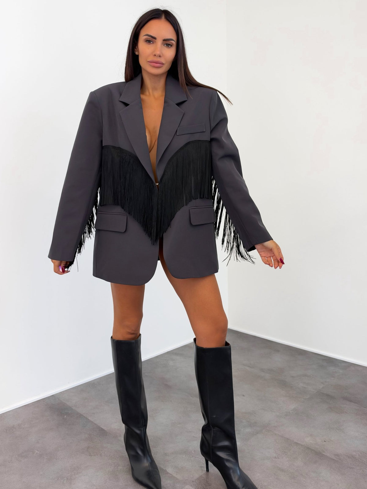 Blazer West - Grigio - SAINTH